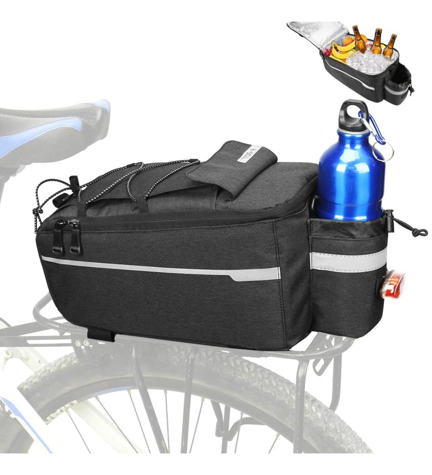 Ranjima Waterproof Bike Luggage Rack Bag | Tearproof Removable Bicycle Rear Seat Bag for Commuter Trips - Ideal Travel Solution - Buy Online on GoSupps.com