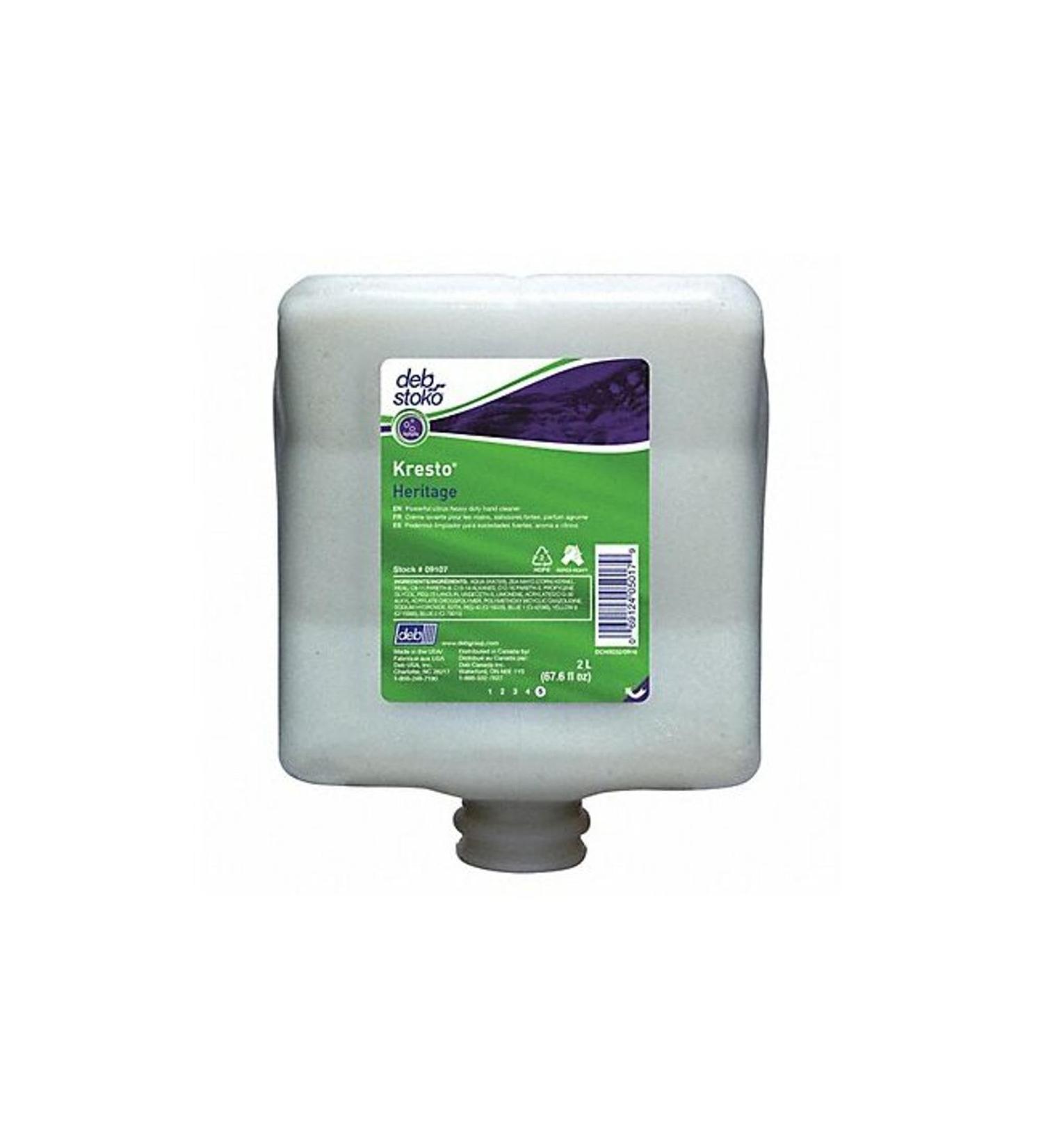 Kresto Heritage Super-Heavy Duty Hand Cleaner 2 Liter Refill Deb 09107 Box of 4