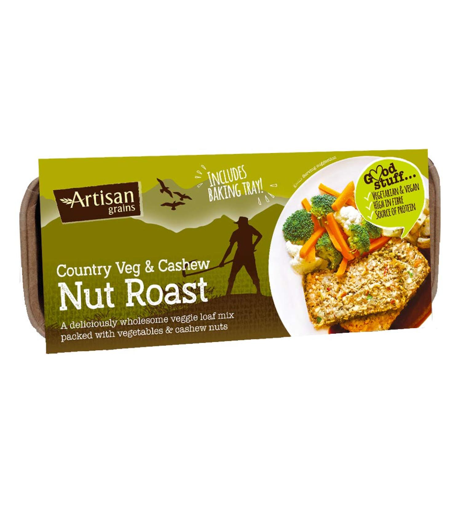 Artisan Grains Mediterranean Sundried Tomato Nut Roast Loaf 200g