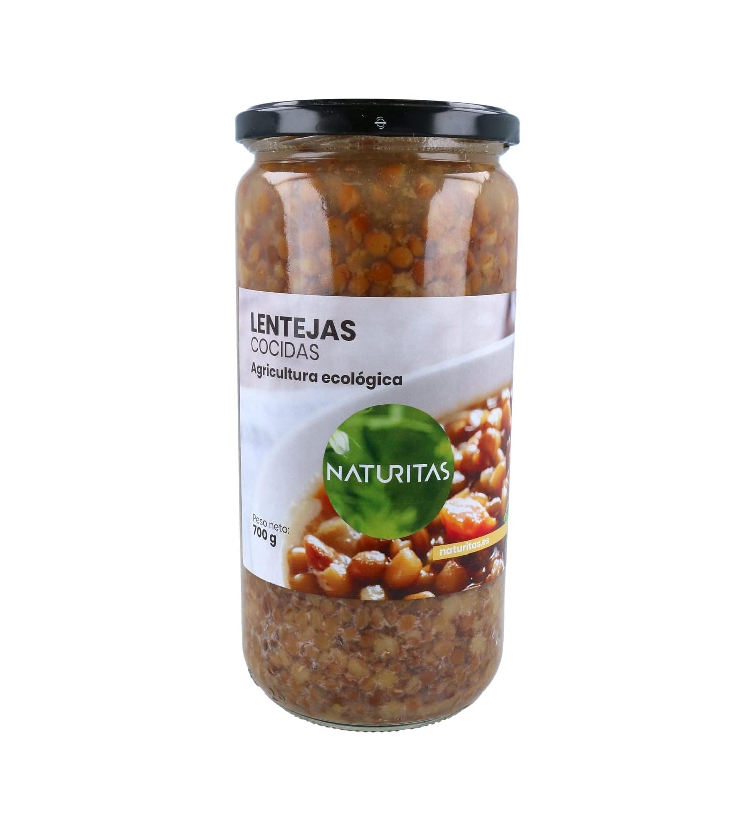 Naturitas Organic Baked Lenses 720 g Naturites | Protein Fountain | Ideal for Salads | Quick to Cook | Eco