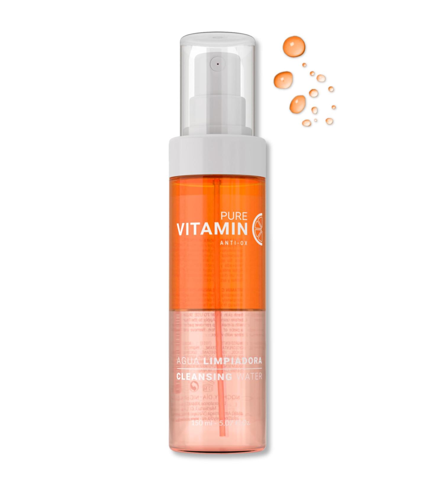 Noche Y Dia Vitamin C Cleanser for Mature Skin | Anti-Aging Face Wash & Makeup Remover - 150mL Made in Spain - Buy Online on GoSupps.com