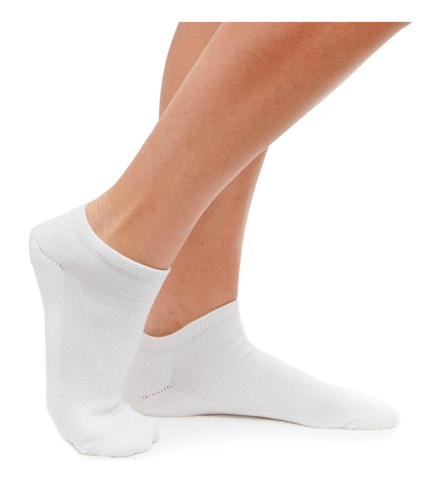 12 Pairs Womens Low Cut Ankle Socks - Size 6-8, White Sports Footies - Buy Online on GoSupps.com