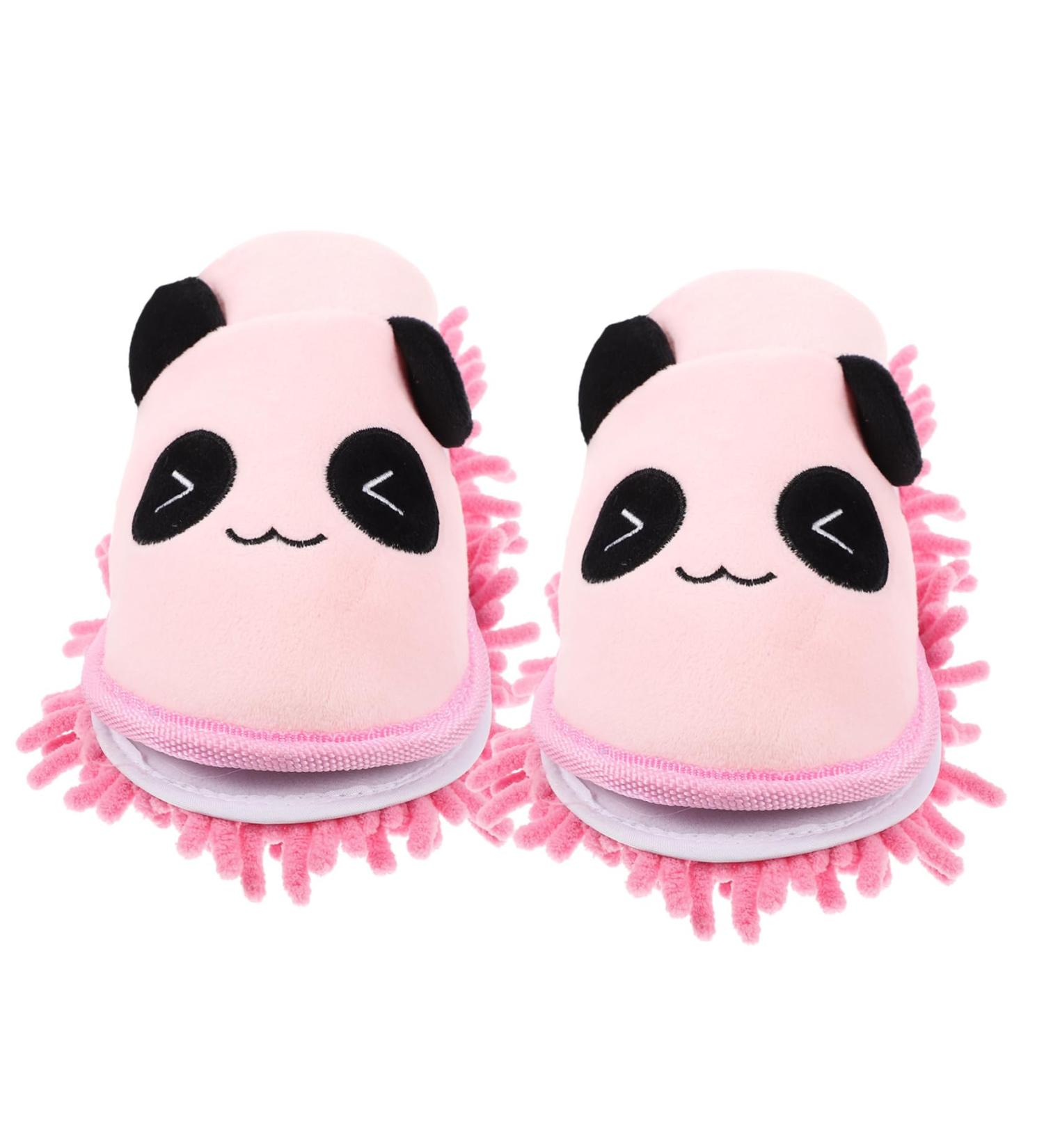 Beavorty Reusable Mop Slippers - Washable Cartoon Mopping Shoes for Easy Floor Cleaning | International Shipping Available - Buy Online on GoSupps.com