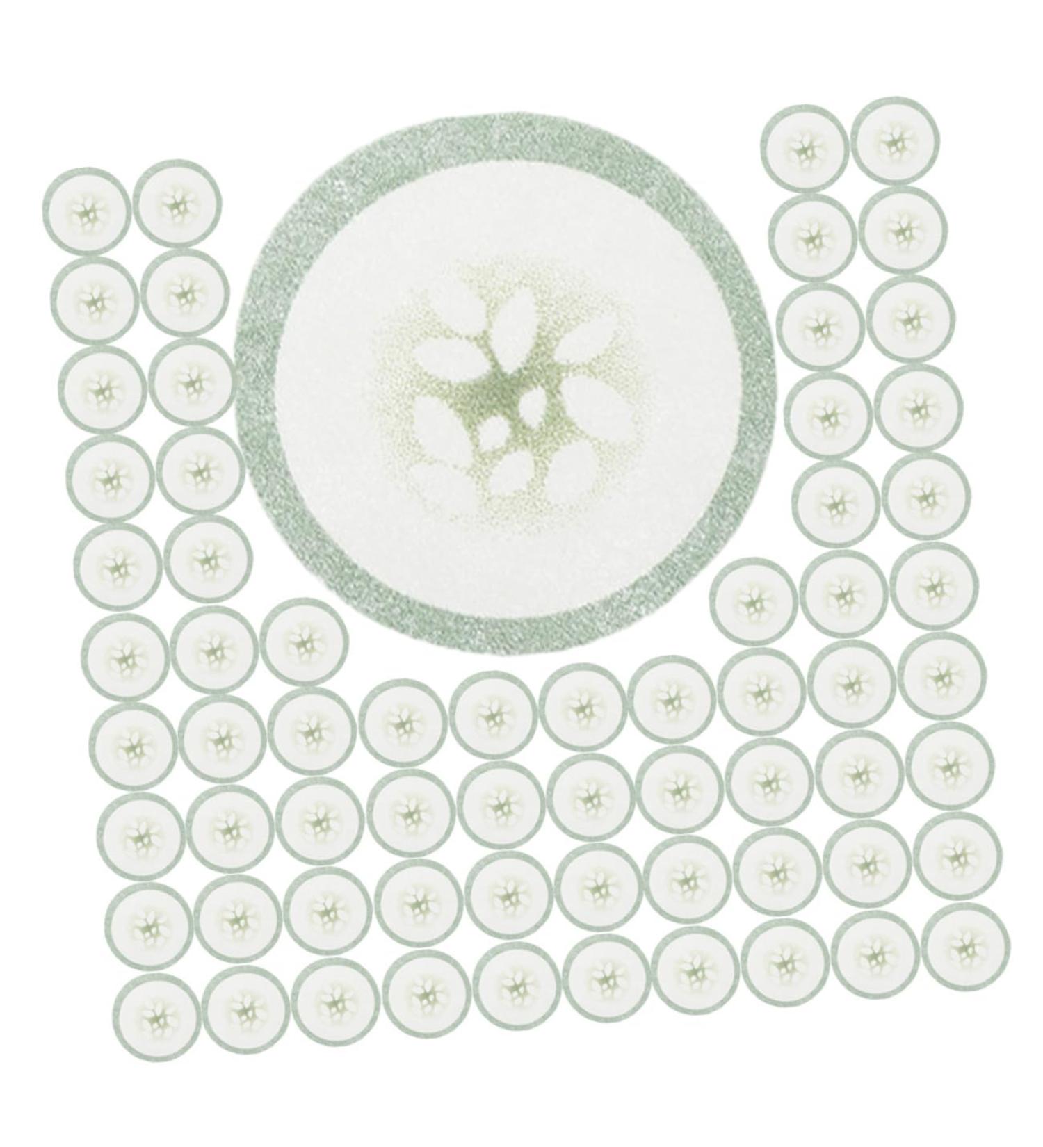 Healeved 200pcs Cucumber Eye Masks - Hydrating Eye Patches for Women | Non-Woven Eye Pads for Facial Care & Skincare - Buy Online on GoSupps.com