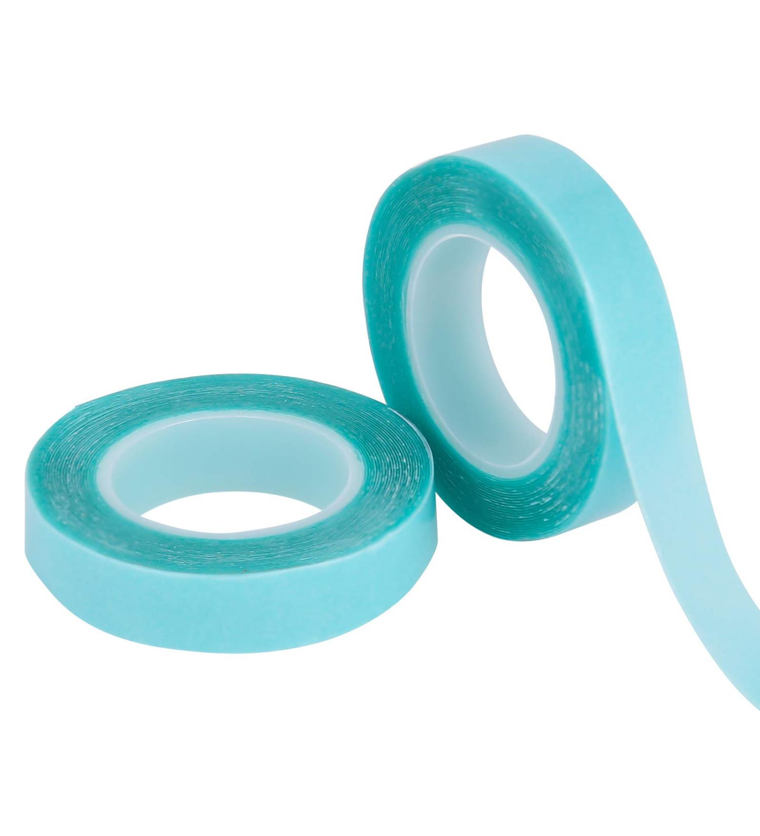 Metagio 2 Rolls/6 Meters Double Sided Hair Extension Tape - Waterproof Adhesive for Hair Weft Replacement - Blue - Buy Online on GoSupps.com