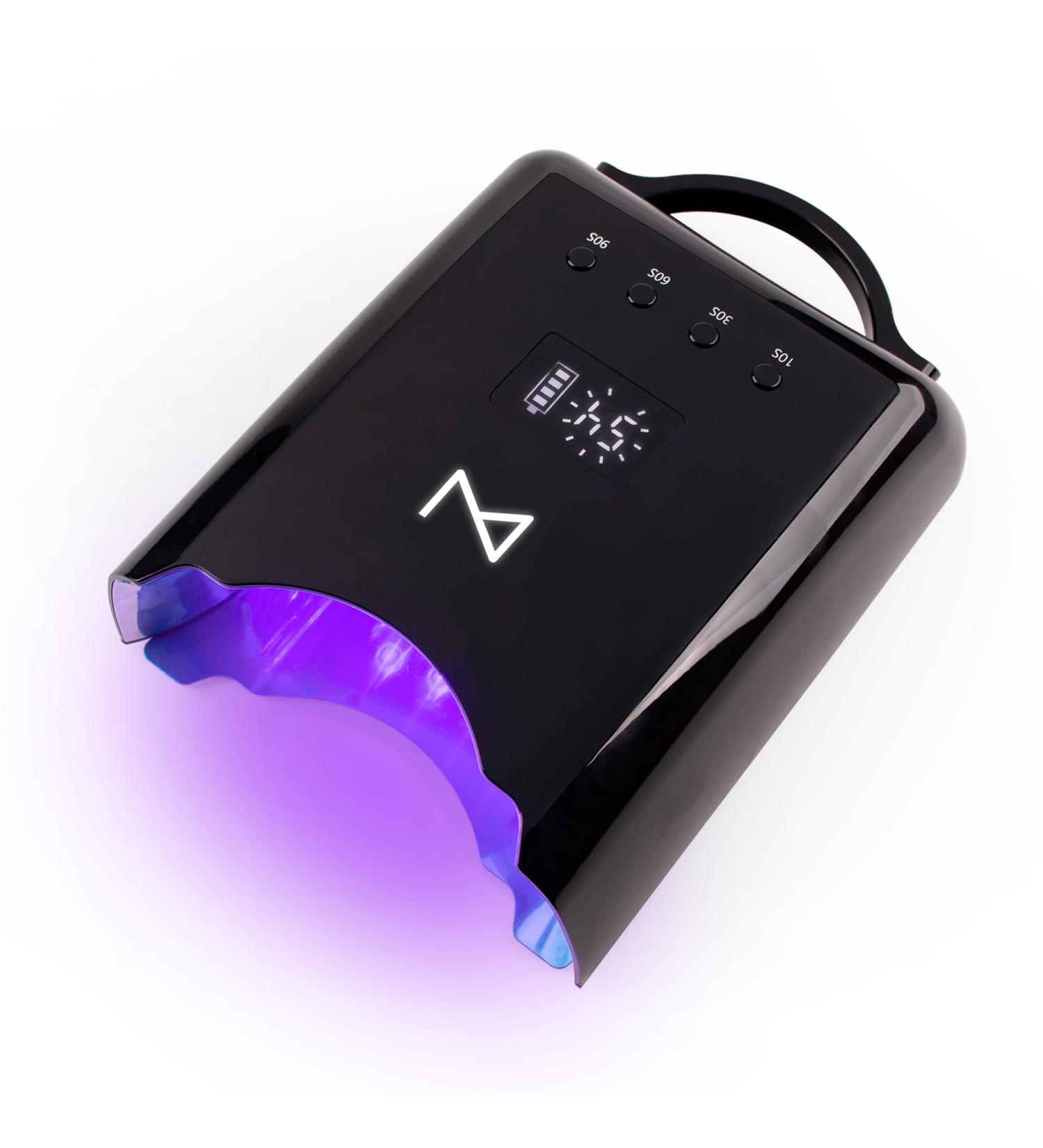 M - NEO 78W Cordless Nail Curing Lamp | Rechargeable 4 Timer Settings Auto Sensor Fits All Hand Sizes | Black - Buy Online on GoSupps.com