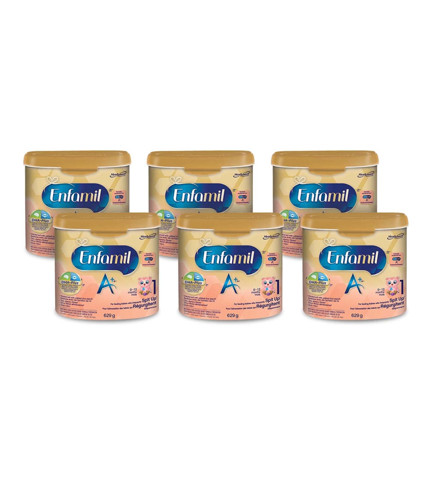 Enfamil A+ Spit Up Powder 629 Gram Pack of 6 - Buy Online on GoSupps.com