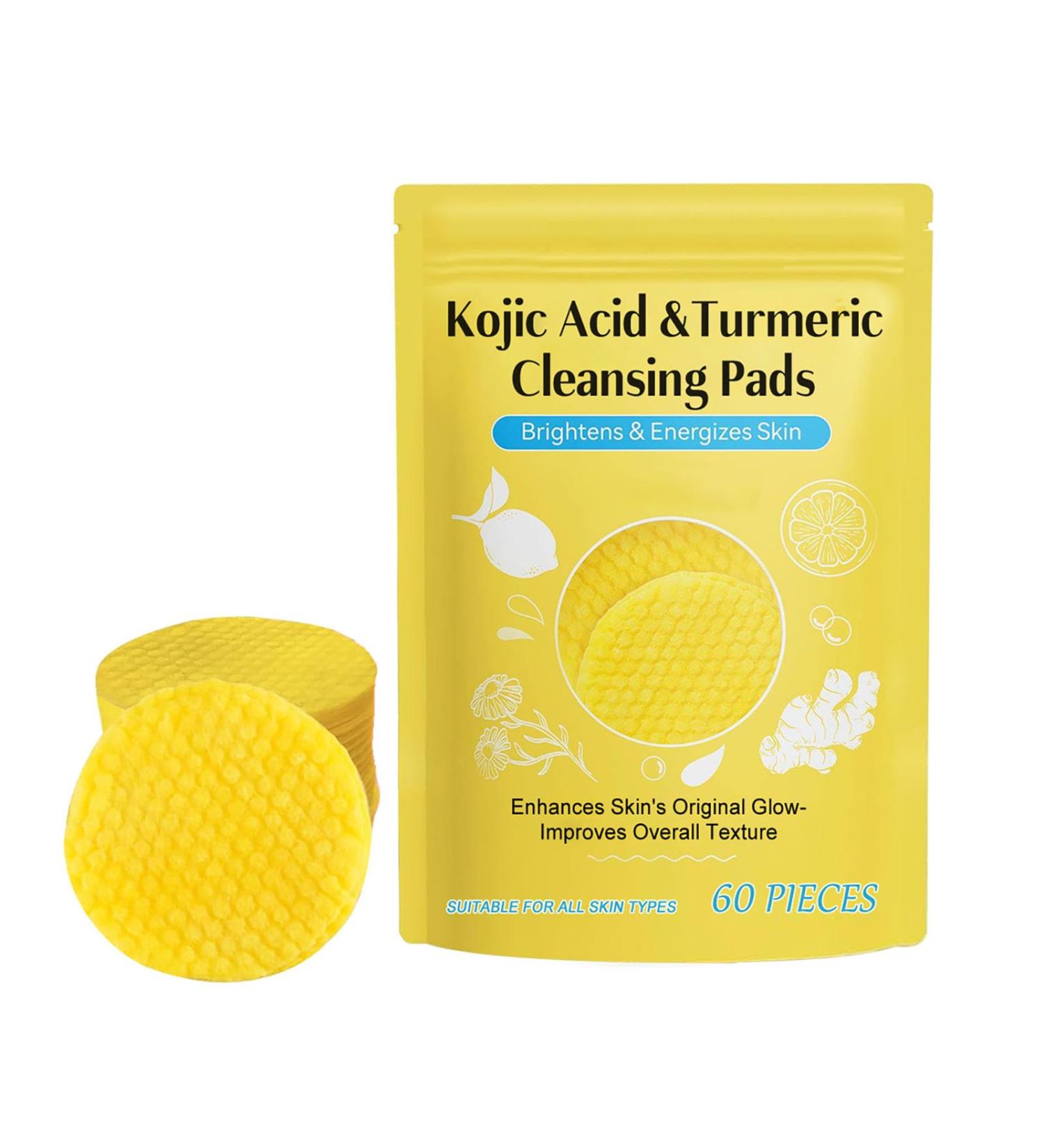 60PCS PEKLOKIW Kojic Pads Cleansing Pads For Dark Pads Infused Foaming Exfoliating Pads 10ML (3 SET(180PCS)) - Buy Online on GoSupps.com