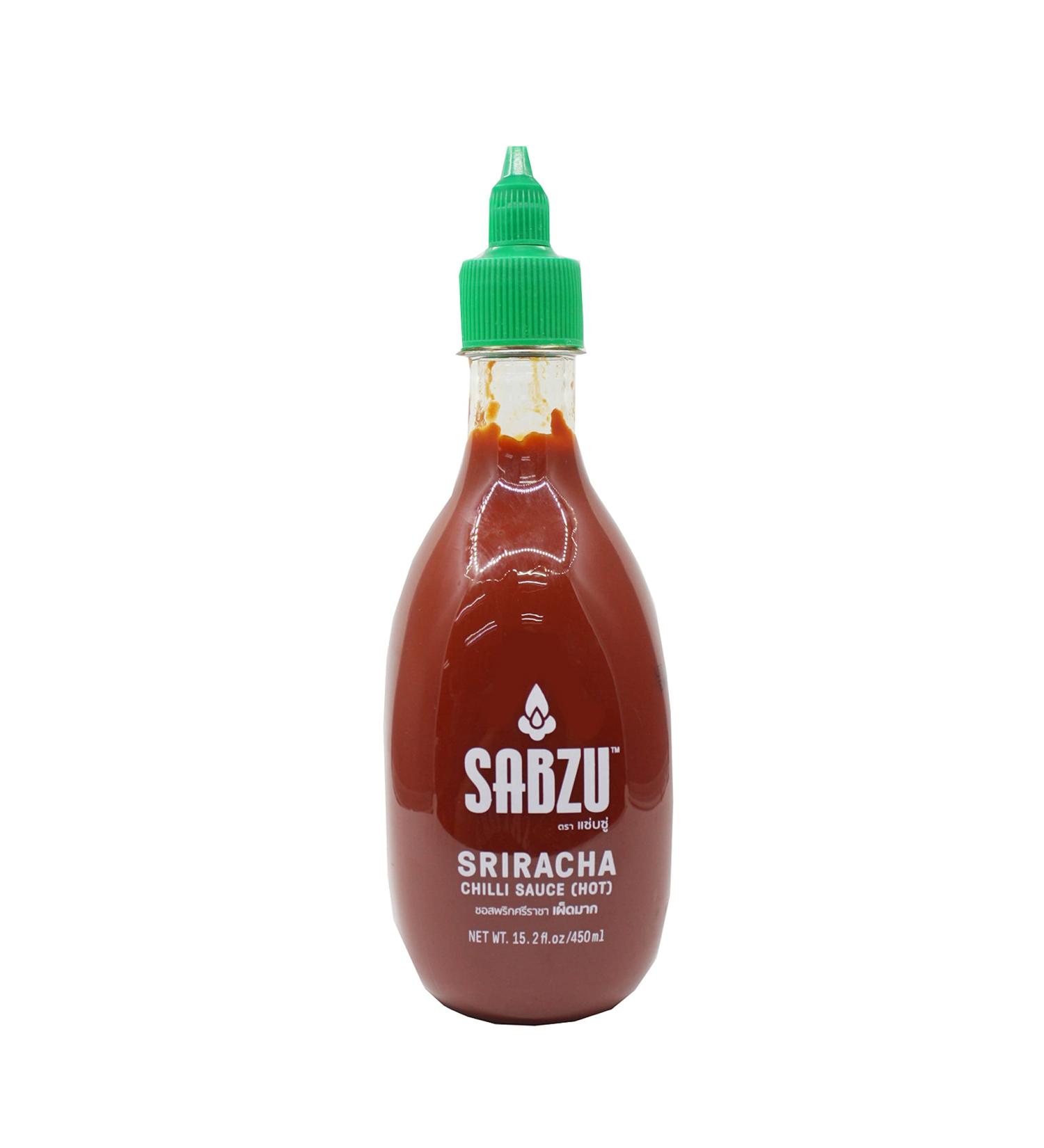 Thai Sriracha Chilli Sauce (Hot) 450ml Large with vegetables and meat dishes