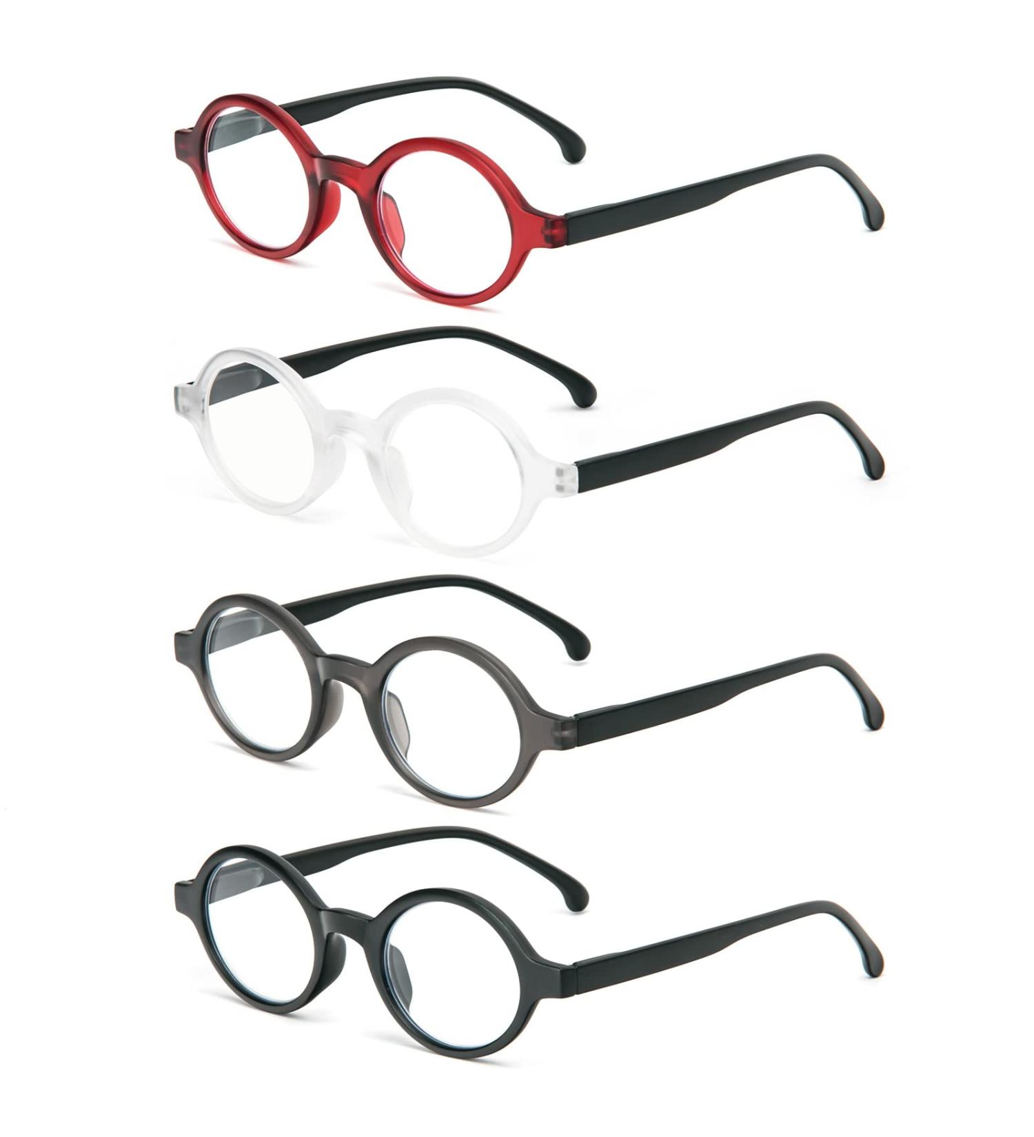 Kokobin 4 Pack Anti-Blue Light Reading Glasses for Men & Women - 1.5 Diopters with Spring Hinges - Buy Online on GoSupps.com