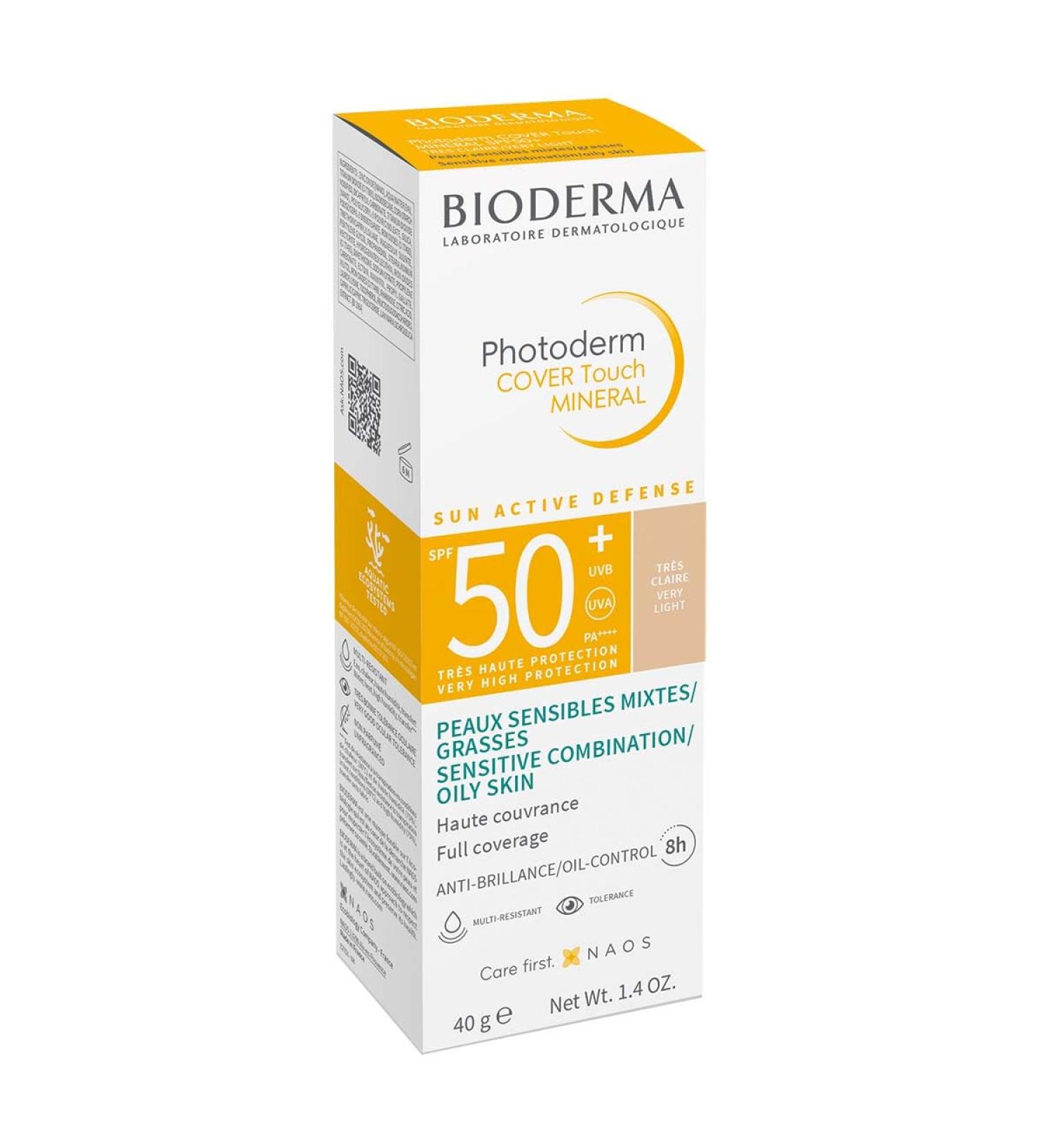 Photoderm Bioderma Cover Touch SPF50+_Very Light - 40G - Buy Online on GoSupps.com