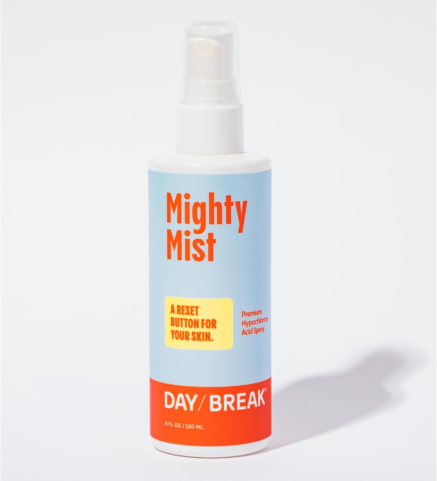 Daybreak Skincare Mighty Mist Premium Hypochlorous Acid Spray for Acne Eczema Rosacea | Safe for All Skin Types | Safe for Sensitive Skin | Soothes Irritation and Redness - Buy Online on GoSupps.com