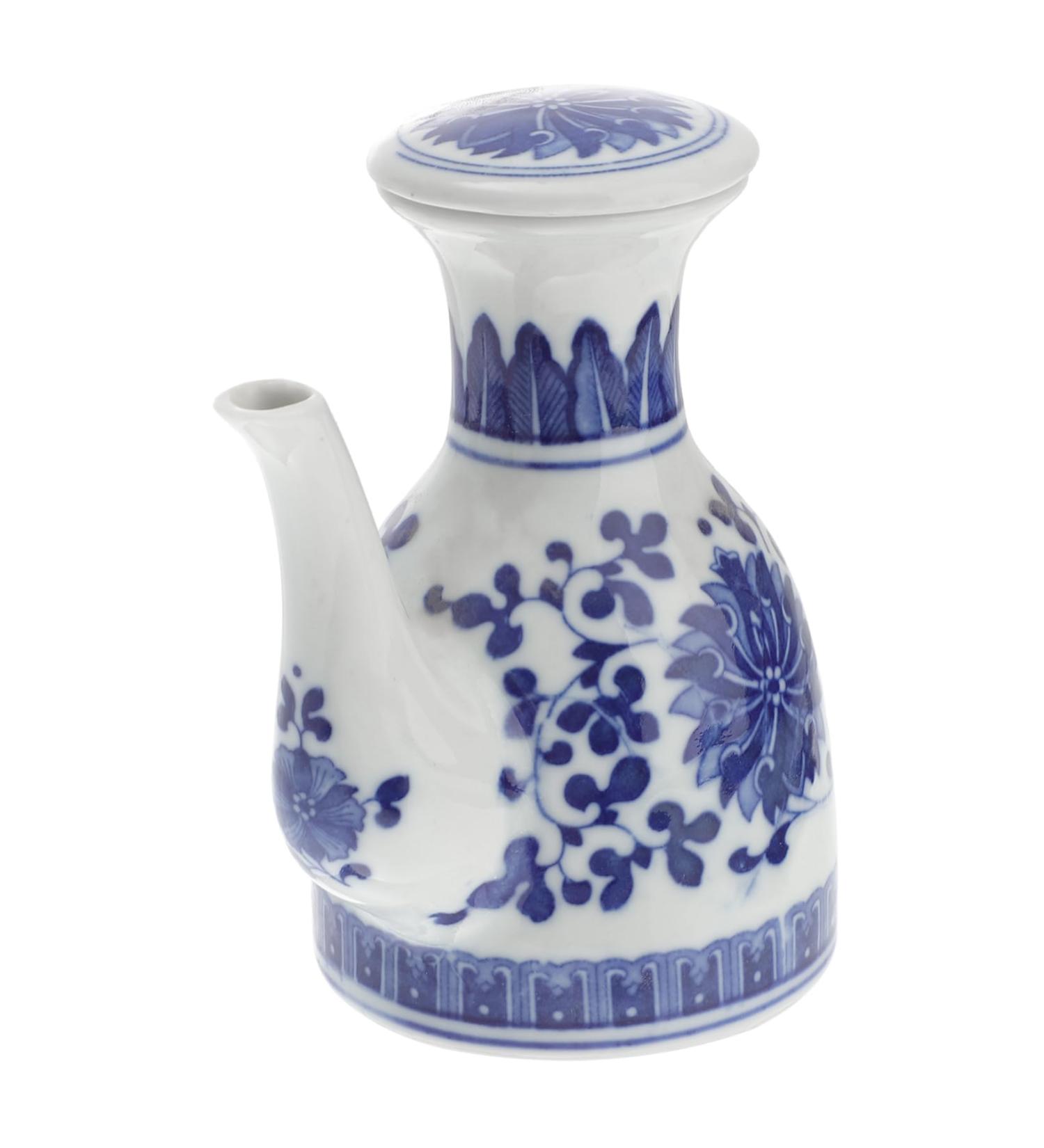 Milisten Ceramic Oil Control Pot Containers for Food Glass Vinegar Condiment Dispenser Cereal Container Terrarium Container Salad Water Dispenser Baby Ceramics Soy Sauce Bottle - Buy Online on GoSupps.com