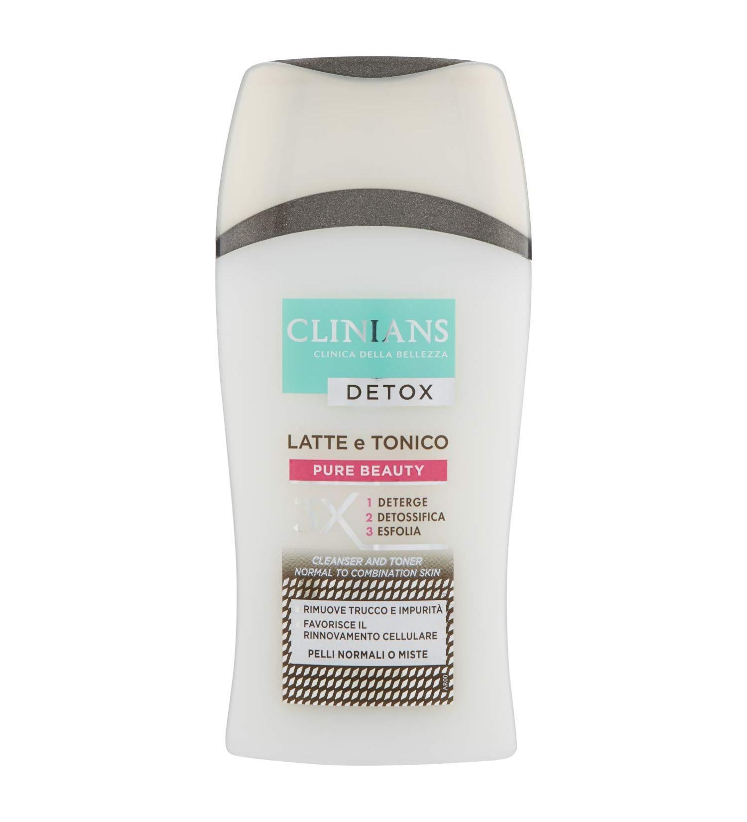  CLINIANS 6 x CLINIANS Pure Beauty Face Latte & Tonic with Mandelic Acid 200 ML - Buy Online on GoSupps.com