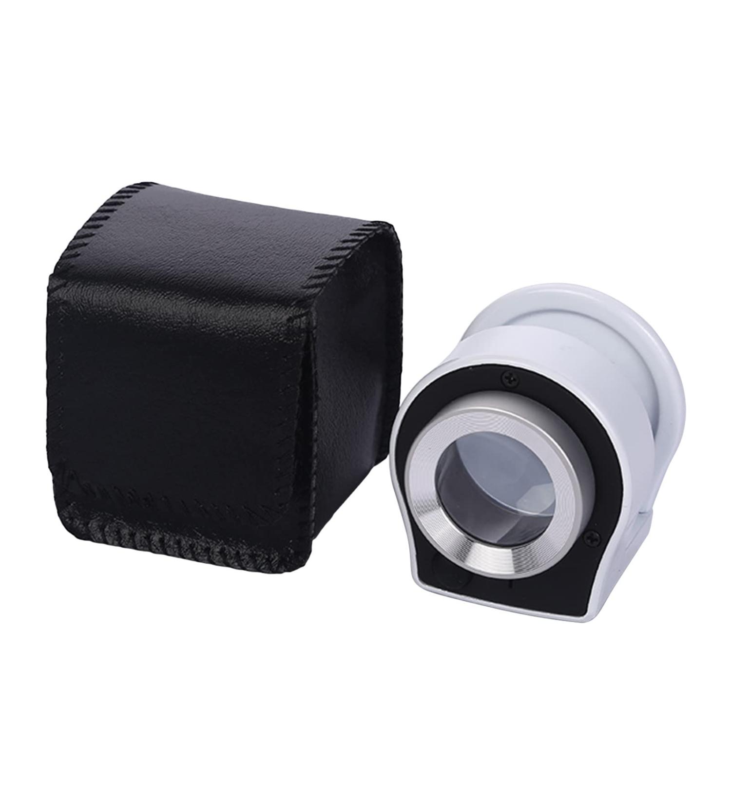 Uncles Magnifier 10X Metal Pocket Magnifying Glass Optical Len-Jewelery Loupe Identification Jeweler with Money Detector-Light - Buy Online on GoSupps.com