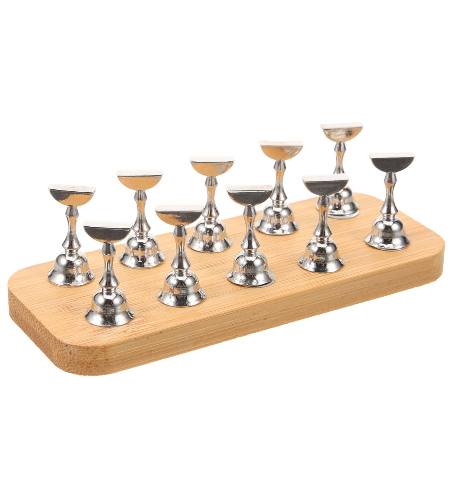 FOMIYES 1 Set Nail Stand for Press On Nails Display Nail Tips Practice Stands Magnetic Fake Nail Holder for Painting Nails Practices Acrylic Nail Art Kit Accessories - Buy Online on GoSupps.com