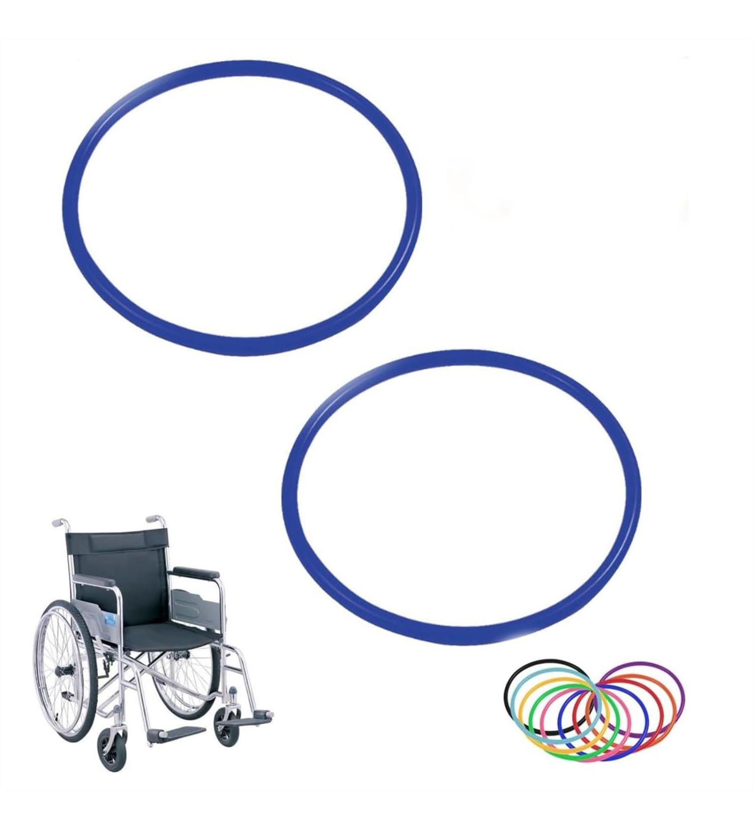 Adults Silicone Wheelchair Push Rim Covers 1 Pair 20/22/24in Non-Slip Wear-Resistant Hand Push Protective Cover Improve Grip and Traction for All Wheelchairs Wheel Grips Cover(Blue 24in) 24in Blue - Buy Online on GoSupps.com