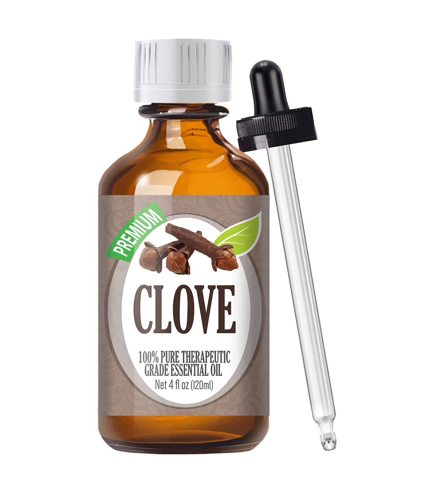 Buy 100% Pure Clove Essential Oil - Therapeutic Grade - 120ml | International Shipping Available - Buy Online on GoSupps.com
