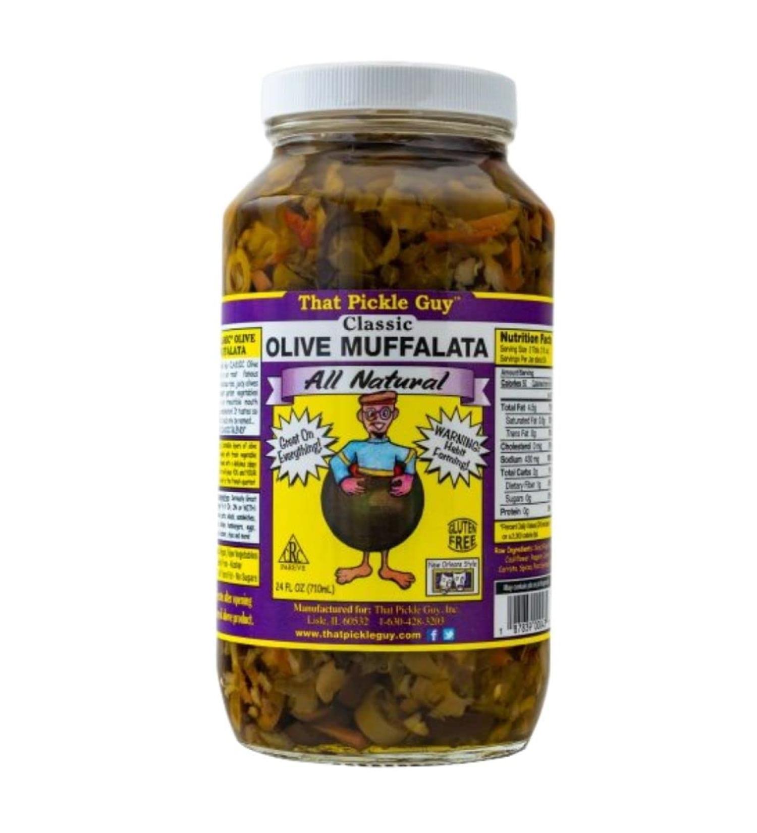 That Pickle Guy New Orleans Style Classic Olive Muffalata Gluten Sugar-Free All Natural Vegan Best with any Deli Rich in Flavor; USA Made 24-oz - Buy Online on GoSupps.com