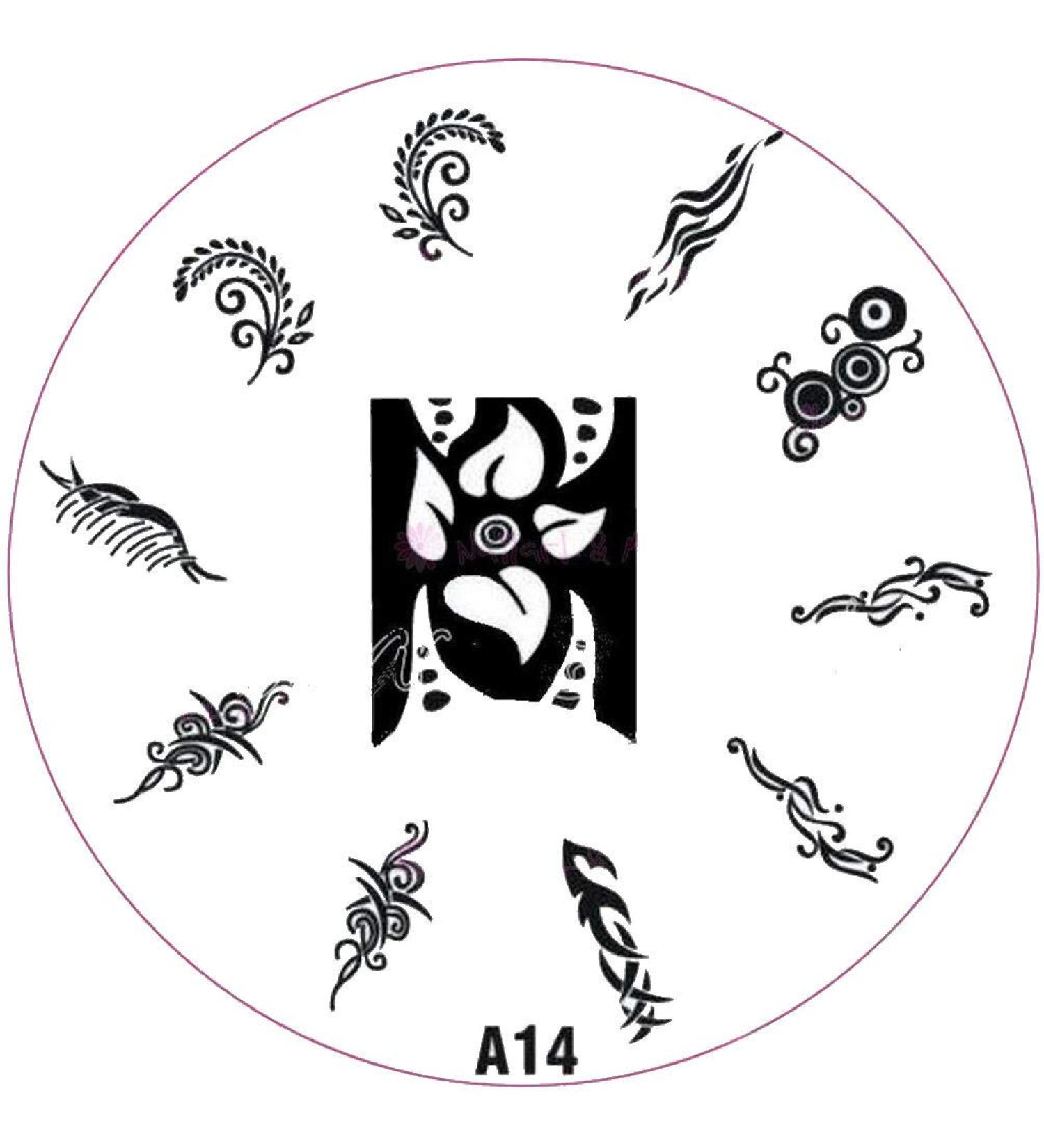 ++SPECIAL ITEM++ Stamping stencil A-Series: A14 Ornaments