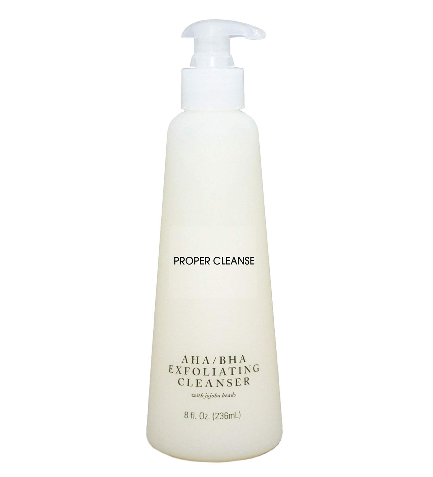 KarmaCeuticles Proper Cleanse AHA/BHA Exfoliating Cleanser with Jojoba Oil 8 oz