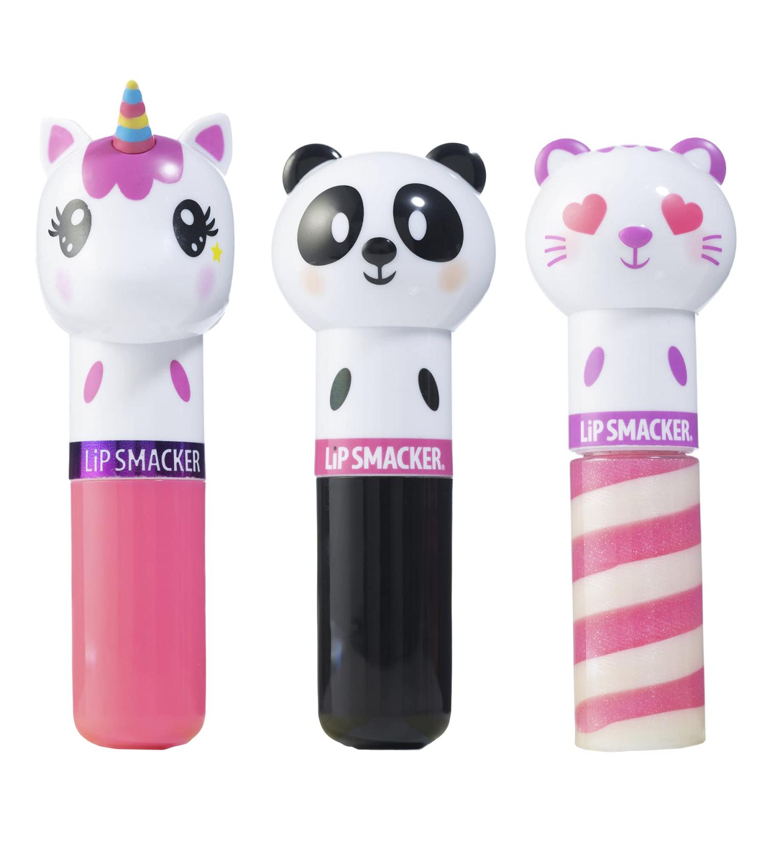 Buy Lip Smacker Lippy Pals 3 Pack Lip Kit - Fox, Bunny & Llama Unicorn Flavors - Buy Online on GoSupps.com