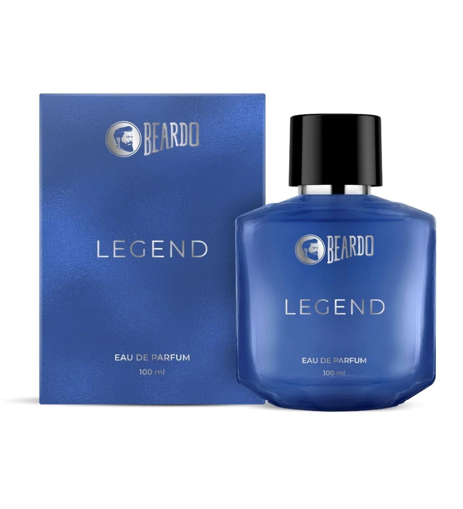 Beardos LEGEND Perfume For Men 100 ml | Eau De Parfum | Valentine's Day Gift for Boyfriend Husband | Intense Fresh Musky Woody| Strong Long Lasting Mens Perfume - Buy Online on GoSupps.com