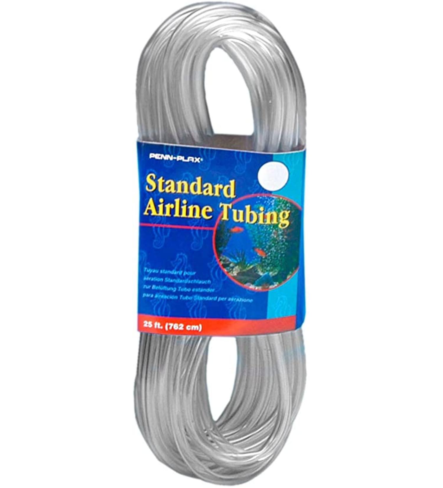 Penn Plax 25ft Airline Tubing for Aquariums - Clear, Flexible, Kink-Resistant - Buy Online on GoSupps.com