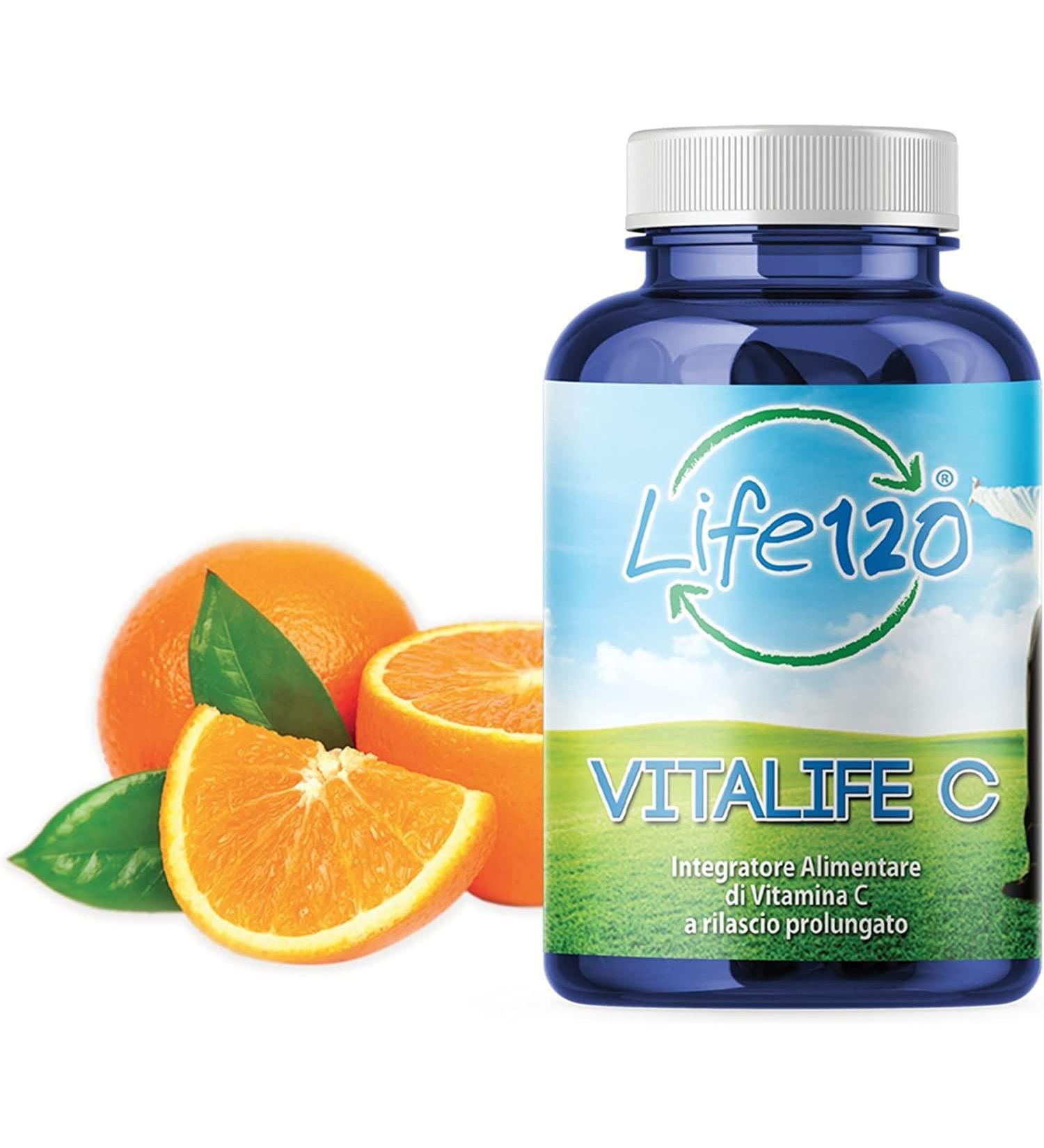 Life 120 - Vitalife C - 240 comprim s Suppl ment di t tique de vitamine C lib ration prolong e prot ge les cellules du stress oxydatif et du fonctionnement normal du syst me immunitaire - Buy Online on GoSupps.com
