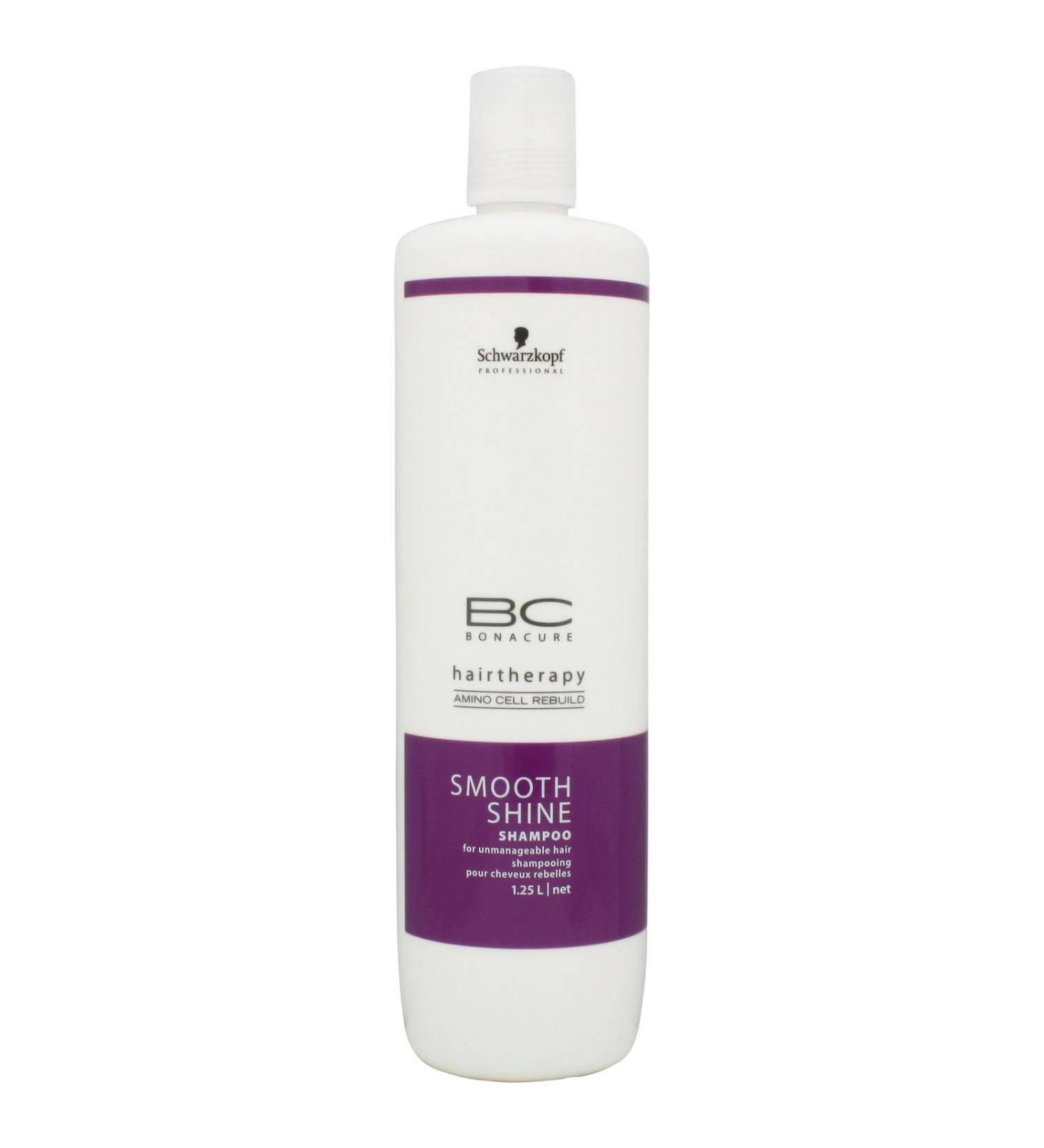 Schwarzkopf BC Smooth Shine Shampoo (For Unmanageable Hair) - 1250ml/41.67oz