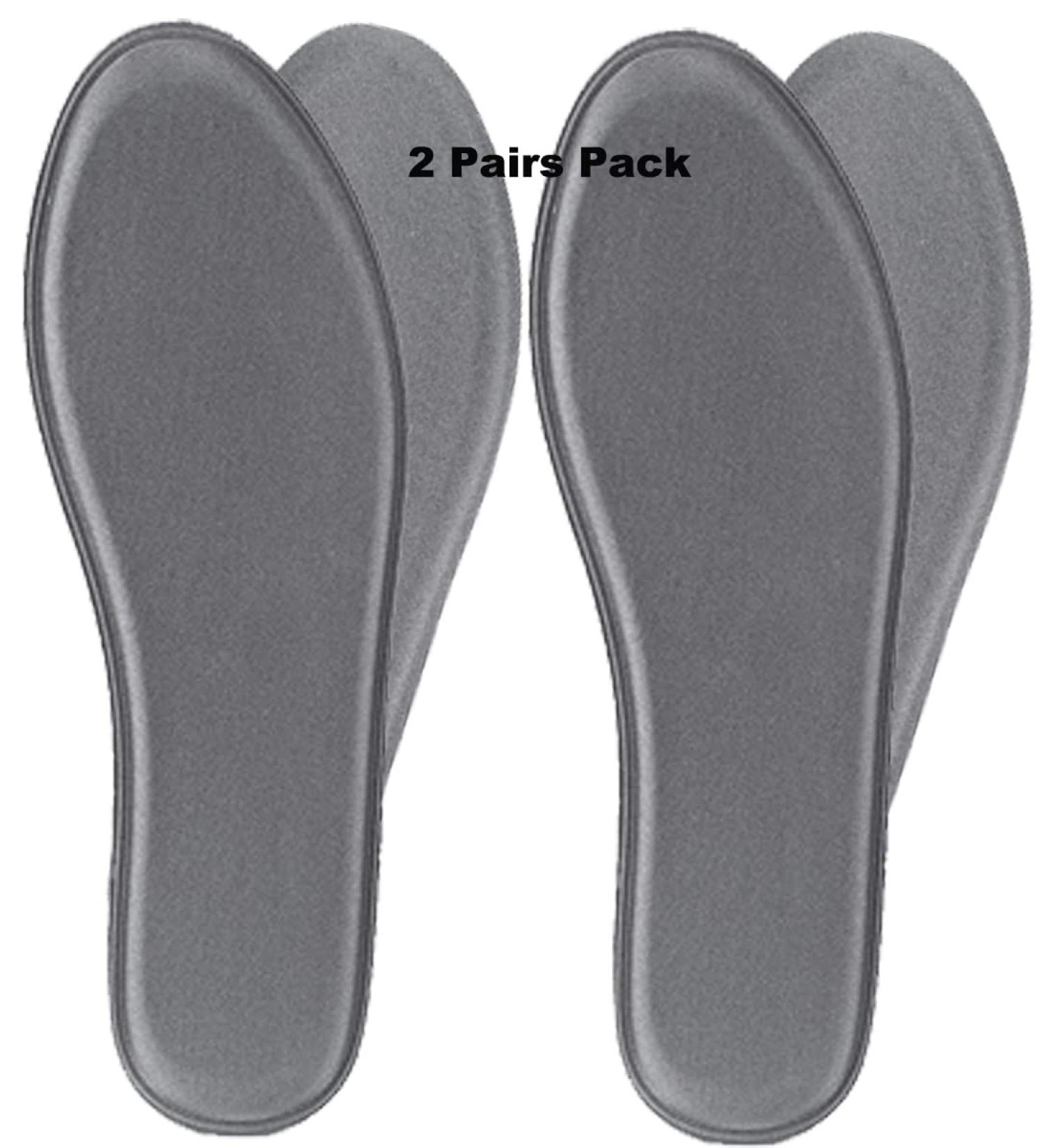 Memory Foam Insoles for Women: Comfort Cushioning Shoe Inserts - 2 Pairs (Size Women 10.5/Men 9.5) - Buy Online on GoSupps.com