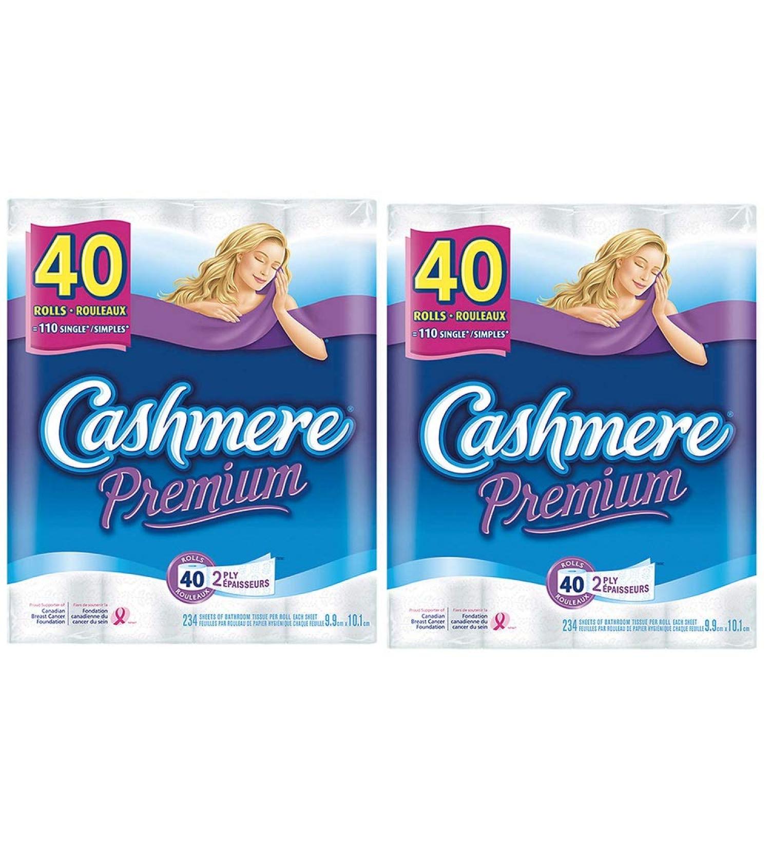 Cashmere Premium Bathroom Tissue 40 x 234 sheets 2-pack