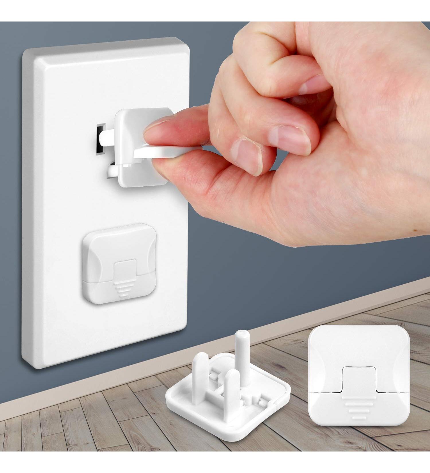 Outlet Covers Baby Proofing (40 Pack) with Hidden Pull Handle Outlet Plug Covers Prevent Electric Shock Hazard Outlet Protector Difficult for Kids to Remove Child Proof Outlet Covers Outlet Cap 40 Count (Pack of 1) - Buy Online on GoSupps.com