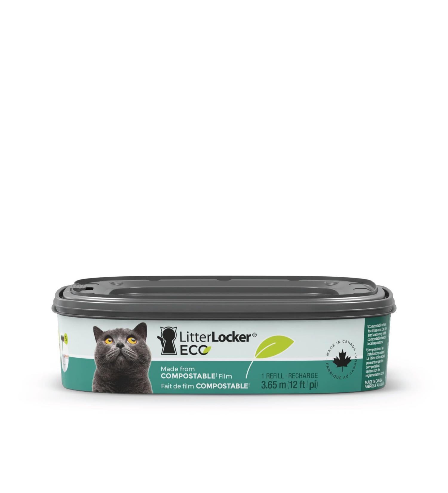 Litter Locker Refills Square Eco Refill 1pk Compostable cat Litter Bags - Buy Online on GoSupps.com
