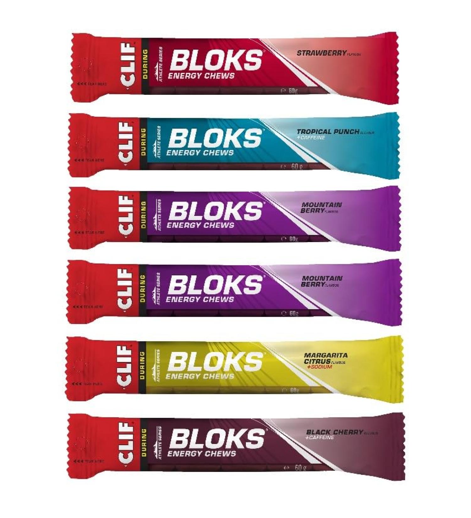 Buy CLIF Bar CLIF Bloks 6-Pack (6 x 60g) - Energy Chews for Endurance Sports | International Shipping Available - Buy Online on GoSupps.com