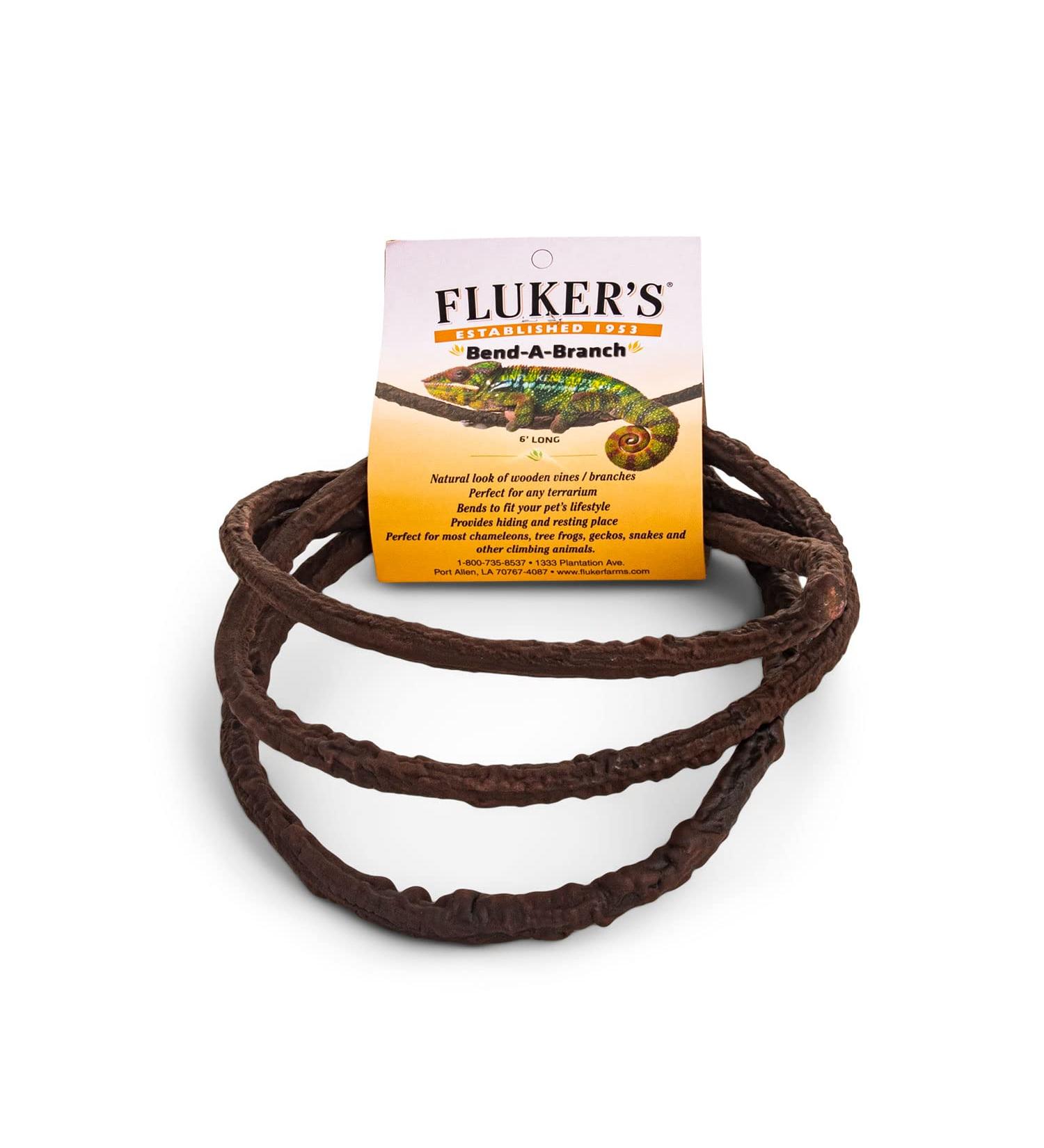 Fluker's 51019 Small Animal Bend-A-Branch Pet Habitat Decor Medium brown - Buy Online on GoSupps.com