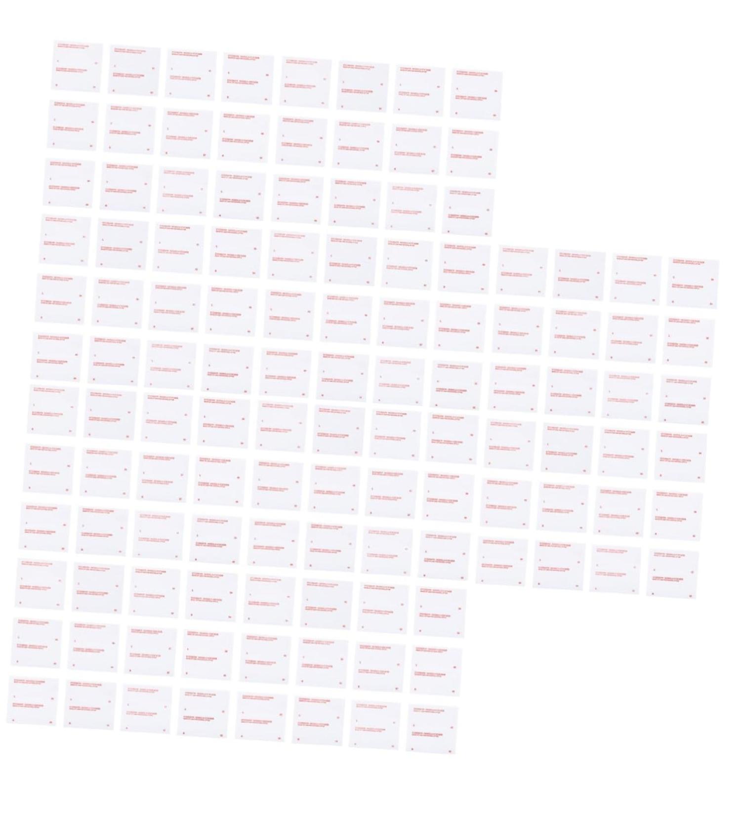 MAGICLULU 480 Pcs Eyebrow Stickers Eyebrow Card Brow Makeup Stencil Non-woven Fabric White Disposable Tool - Buy Online on GoSupps.com