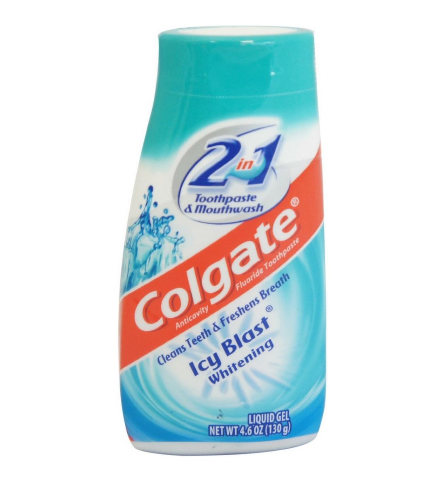 Colgate Colgate 2 in 1 Toothpaste & Mouthwash Ice Whitening - 4. 6 oz