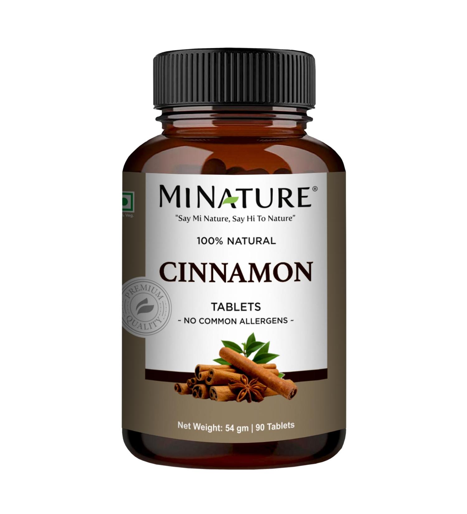 minature Cinnamon Tablets | Herbal & Plant Based| Support Immunity| Gluten Free Non-GMO |Overall Wellbeing |90 Tablet 45 Days Supply 500mg - Buy Online on GoSupps.com