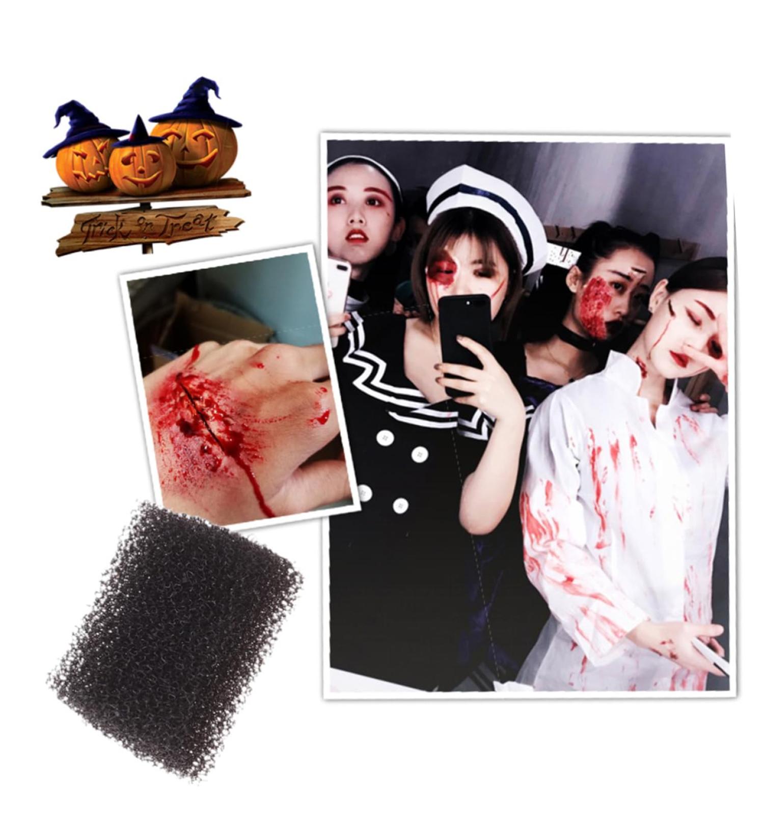 Angoily 1pc Mud Skin Sponge Stipple Sponges Special Effects Makeup Kit Stipple Sponge Bulk Makeup Applicator Stipple Sponge for Painting Blood Scar Stipple Sponge Halloween Makeup Tools - Buy Online on GoSupps.com