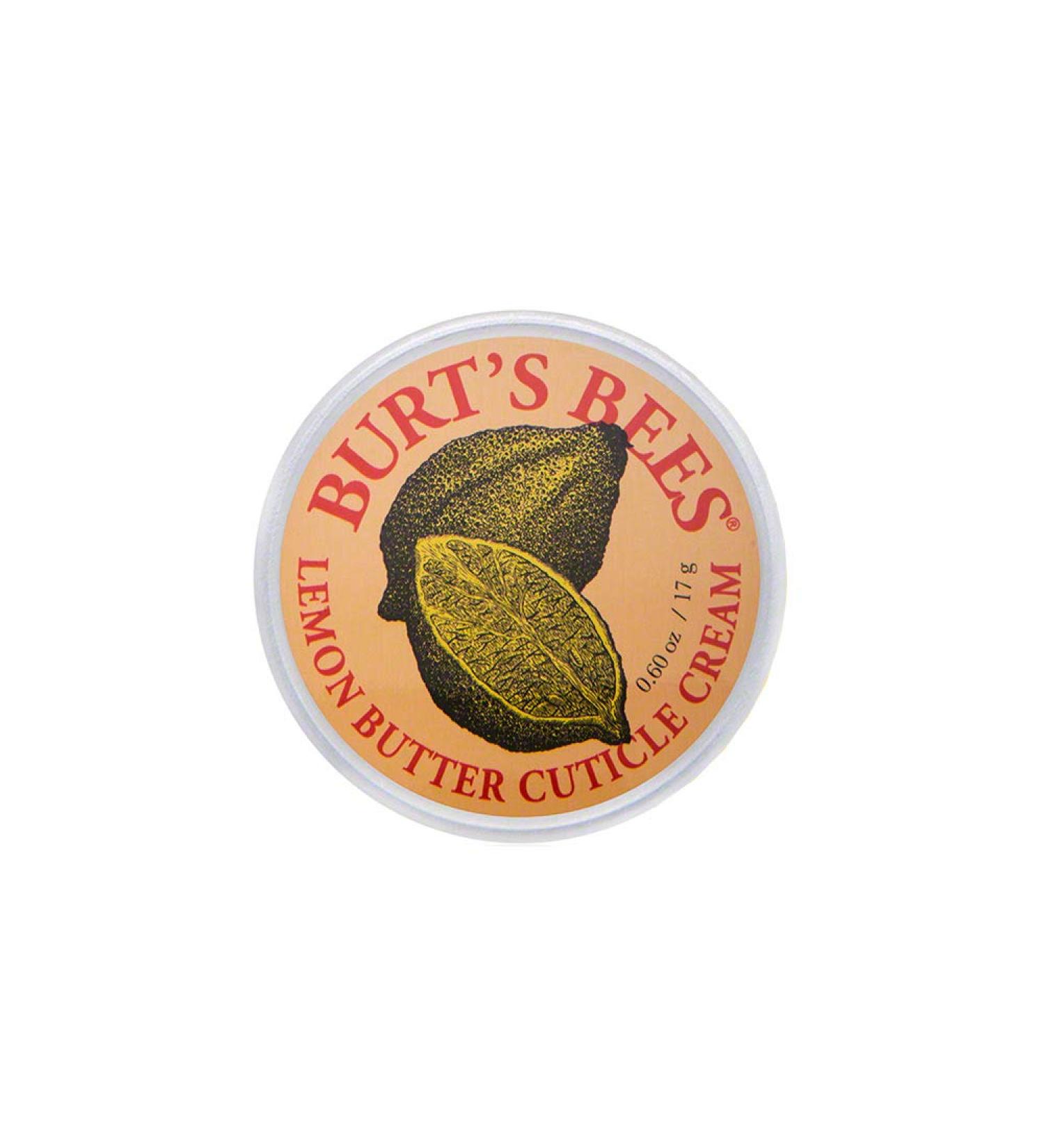 Burt's Bees Lemon Butter Cuticle Cream 0.6oz - Hydrating Nail Care Treatment - Buy Online on GoSupps.com