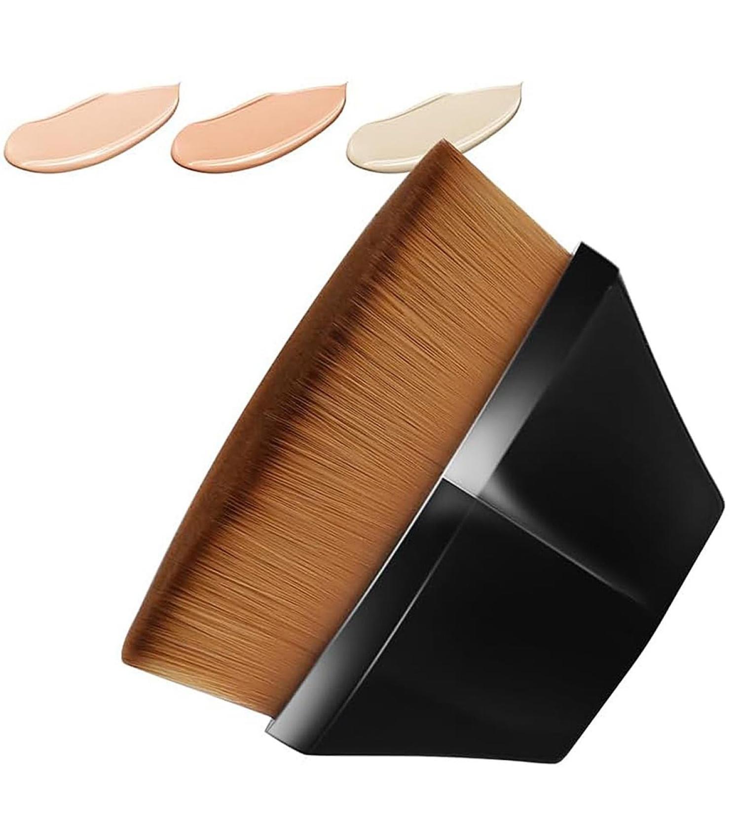 Foundation Makeup Brush Foundation Brush for Liquid Makeup Kabuki Face Brush Multifunctional for Flawless Powder Blending Liquid or Cream Cosmetics (Black) - Buy Online on GoSupps.com
