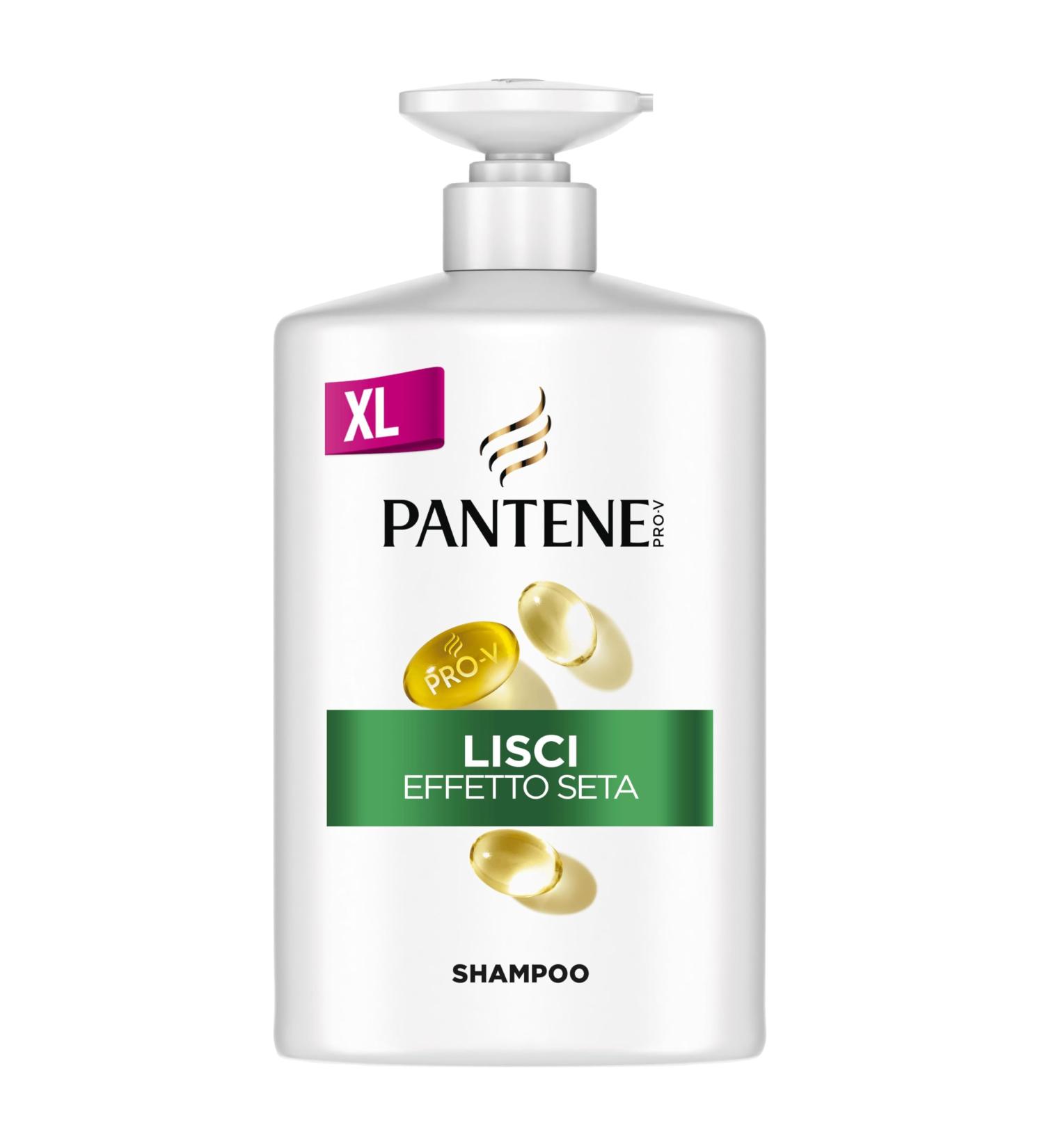  Pantene Pantene Smooth silk effect shampoo for pancakes matte with Pro-V Active Nutri-Plex 6 x 1000 ml - Buy Online on GoSupps.com