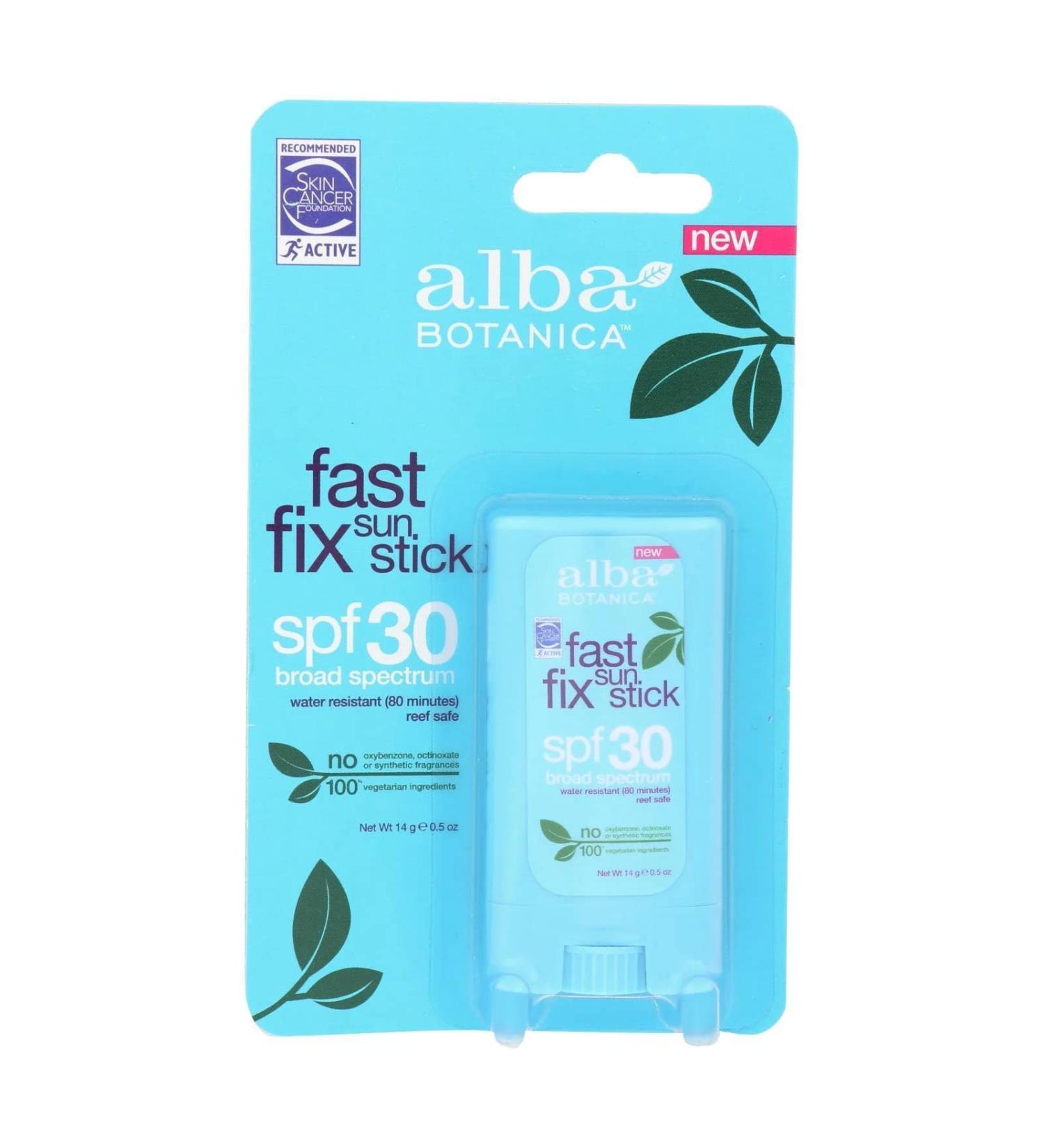 Alba Botanica  Sunscreen Sun Stick SPF 30  0.5 Ounce