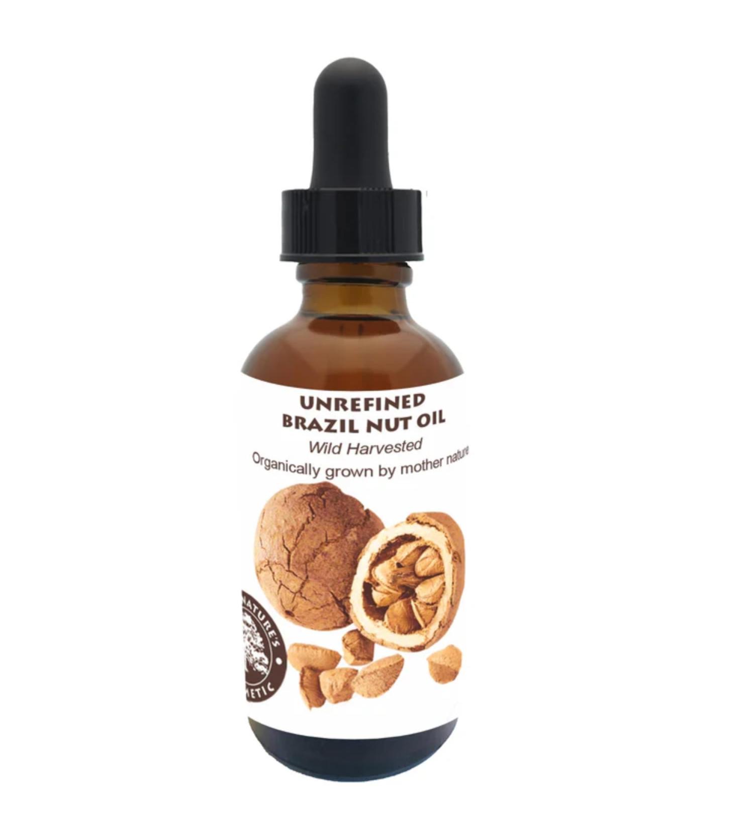 Best Nature's Cosmetics Virgin Organic Brazil Nut Oil Moisturizer for Skin and Hair 1 Fl Oz 1 Fl Oz (Pack of 1) - Buy Online on GoSupps.com
