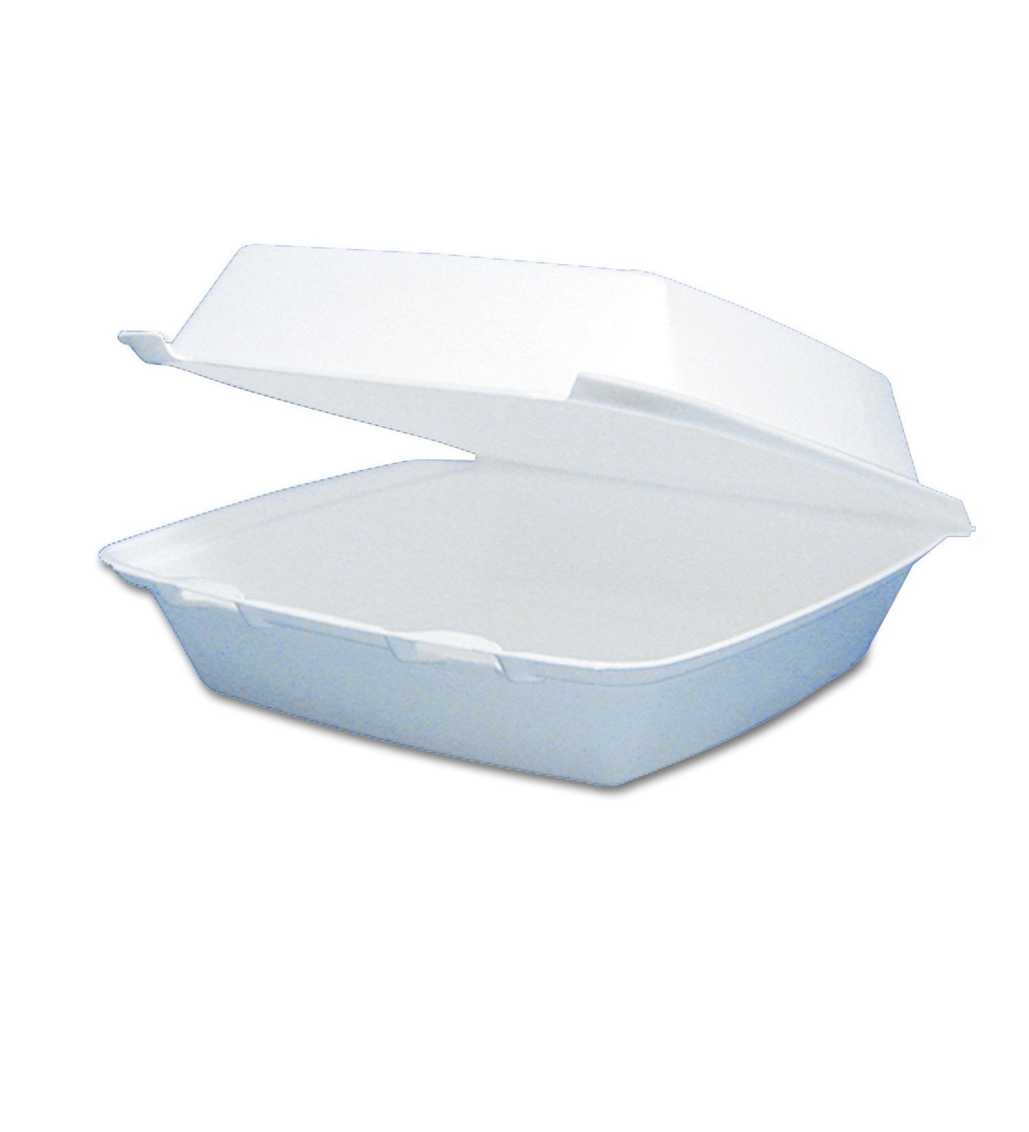 Dart 85HT1R Med Perforated Foam Hinged Container  8.5 in (Case of 200) - Buy Online on GoSupps.com