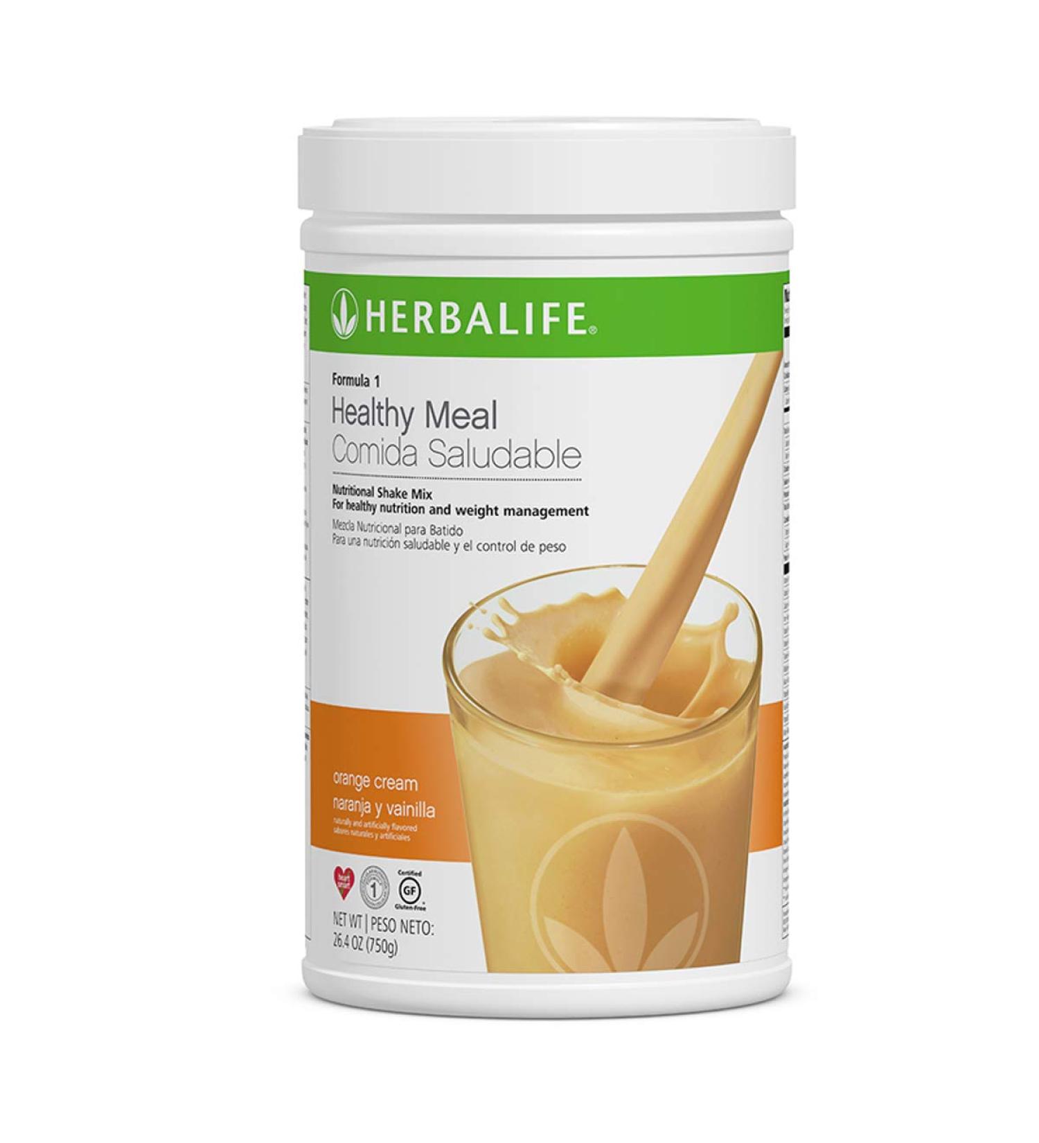 Healthy Meal Nutritional Shake Mix Orange Cream Flavor 750 g - Buy Online on GoSupps.com