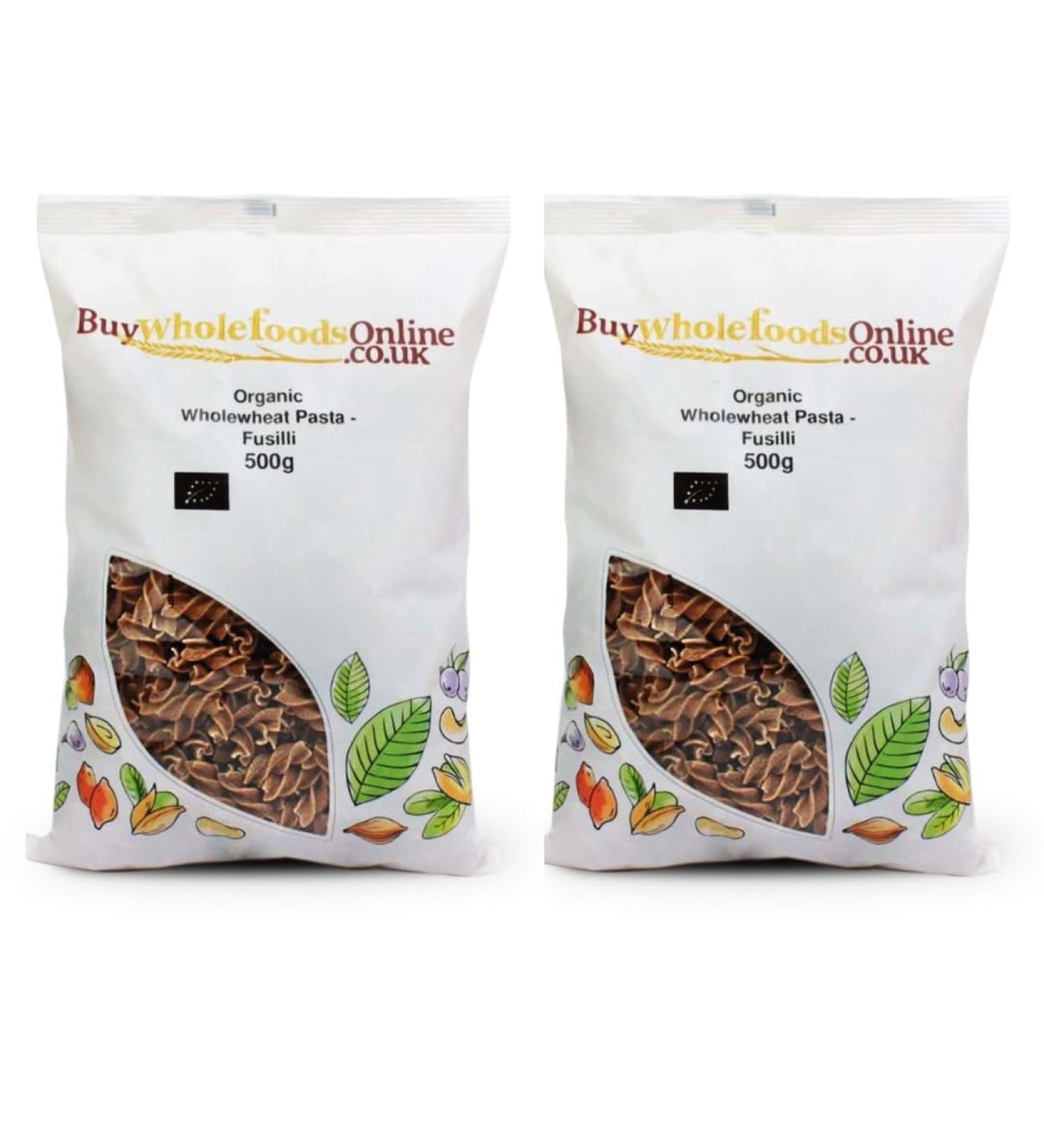 Organic Wholewheat Pasta - Fusilli 1kg