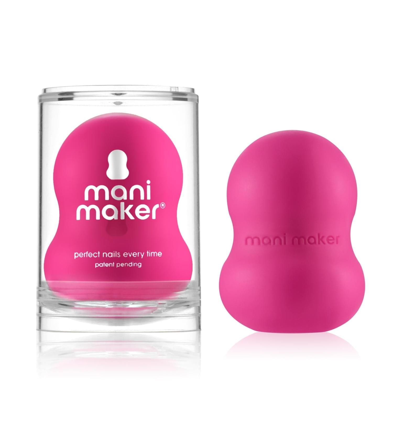 Universal Nail Polish Grip for Precision Painting | DIY Manicures & Nail Art - Easy Use for Right & Left Handed - 4 Colors (Fuchsia - Buy Online on GoSupps.com