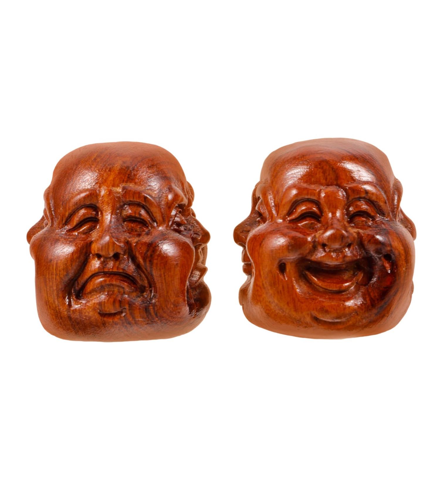 Hoement Solid Wood Handball Training Balls - 2 Pieces Smooth Palm Massage Balls for Hand Exercise - Buy Online on GoSupps.com